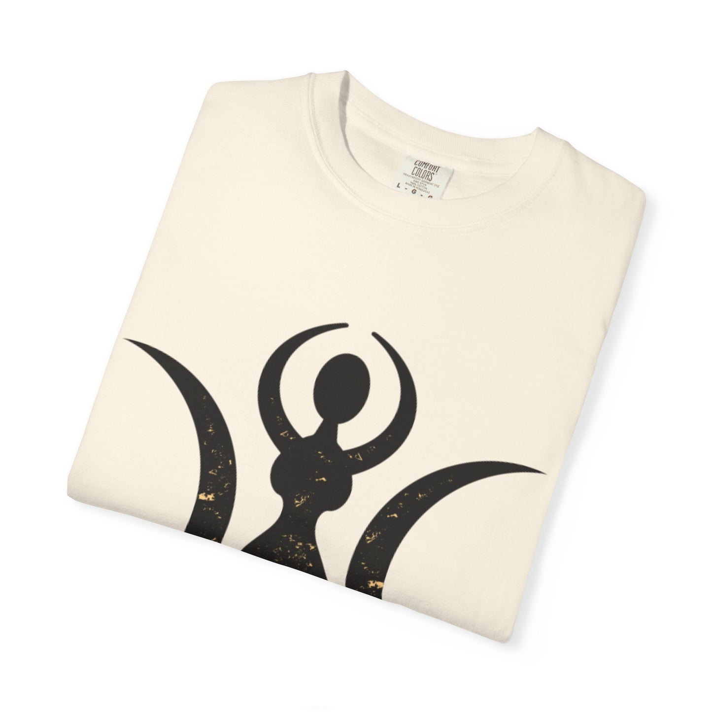 Empowered Goddess Unisex Garment-Dyed T-Shirt | Celestial Design | Perfect for Self-Care and Spiritual Celebrations
