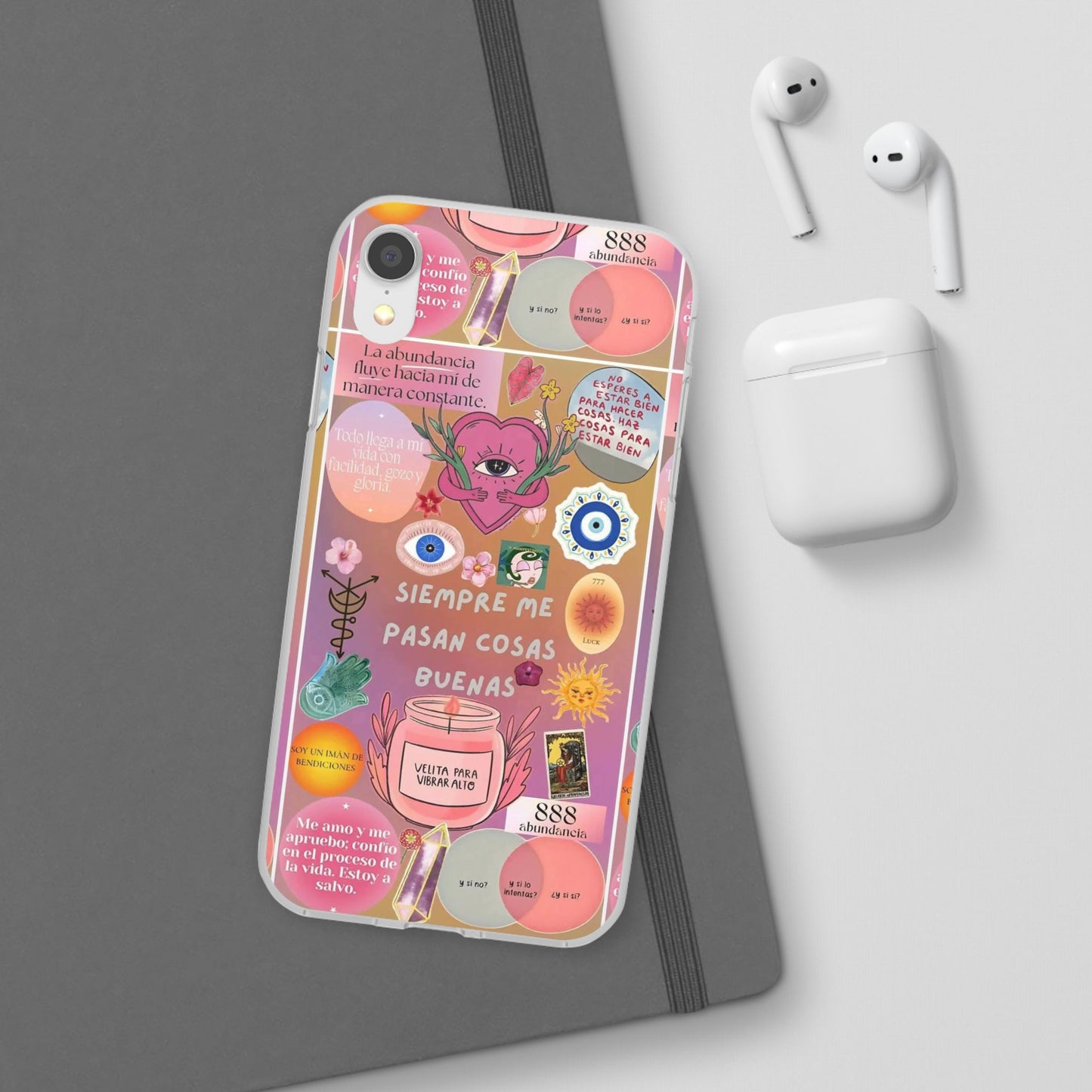 Colorful Affirmation Phone Cases, Positive Vibe Cases for iPhone, Flexible Phone Protection, Unique Gifts for Friends