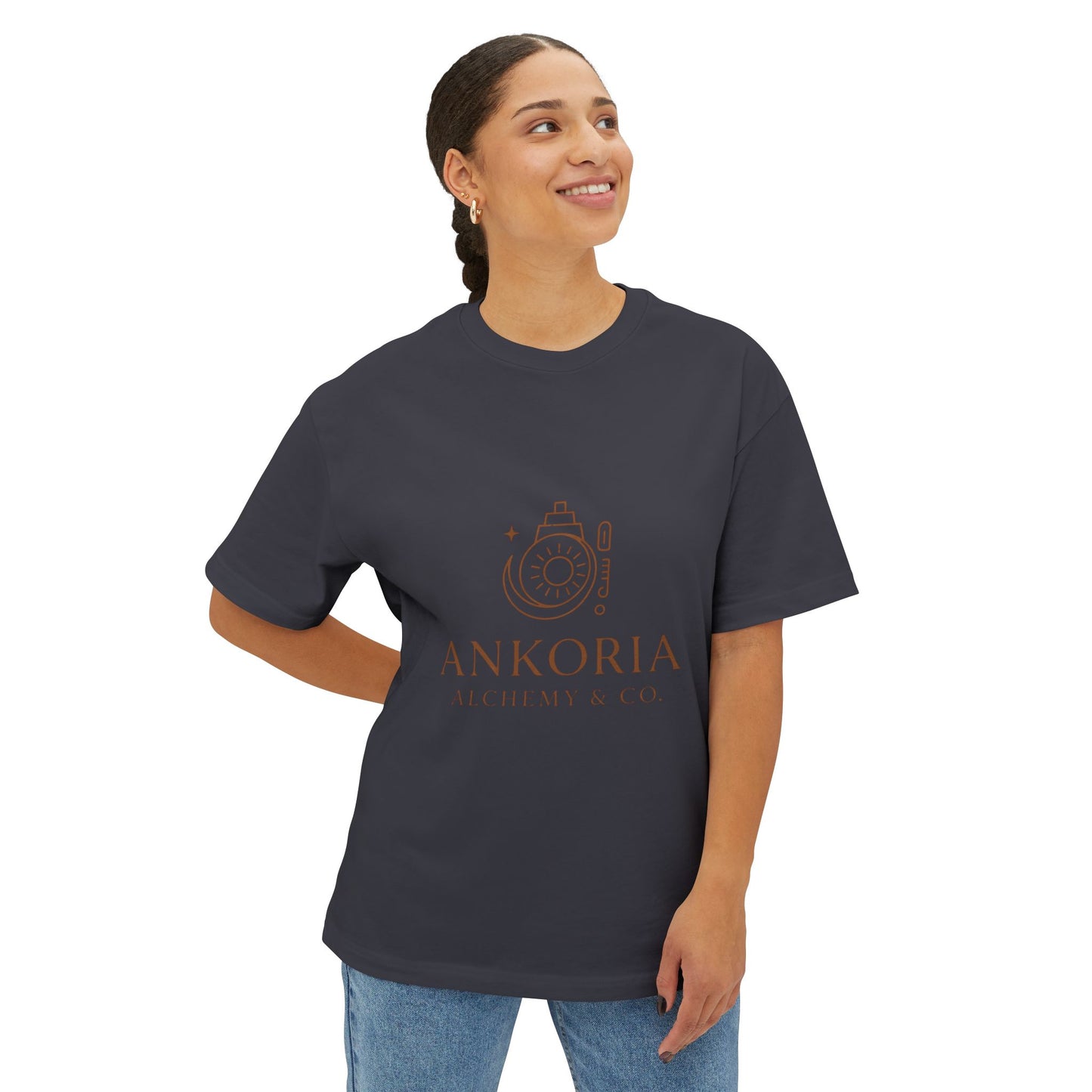Unisex Oversized Boxy Tee - ANKORIA Alchemy & Co. Graphic Tee