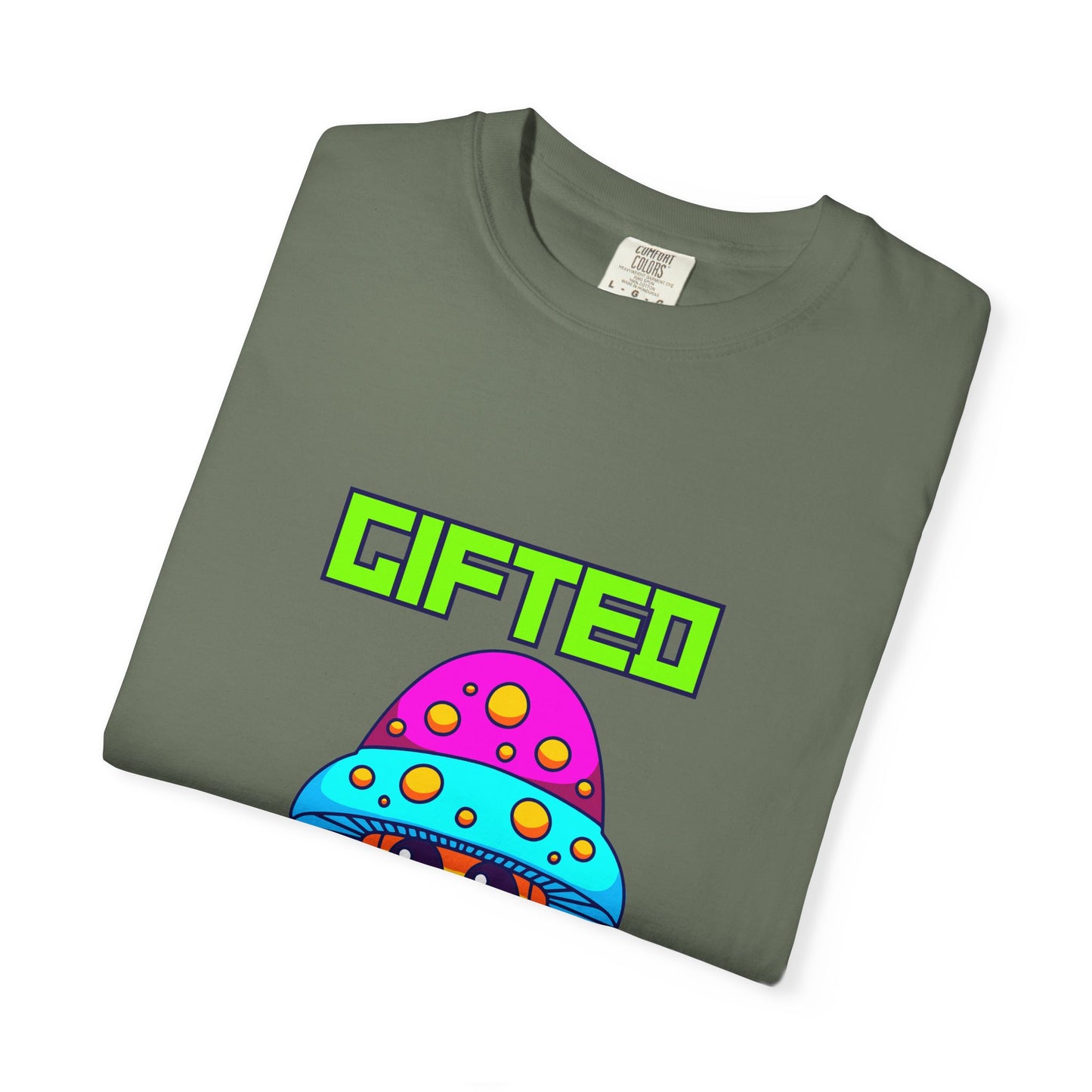 Gifted Mushroom T-Shirt - Colorful Unisex Garment-Dyed Tee