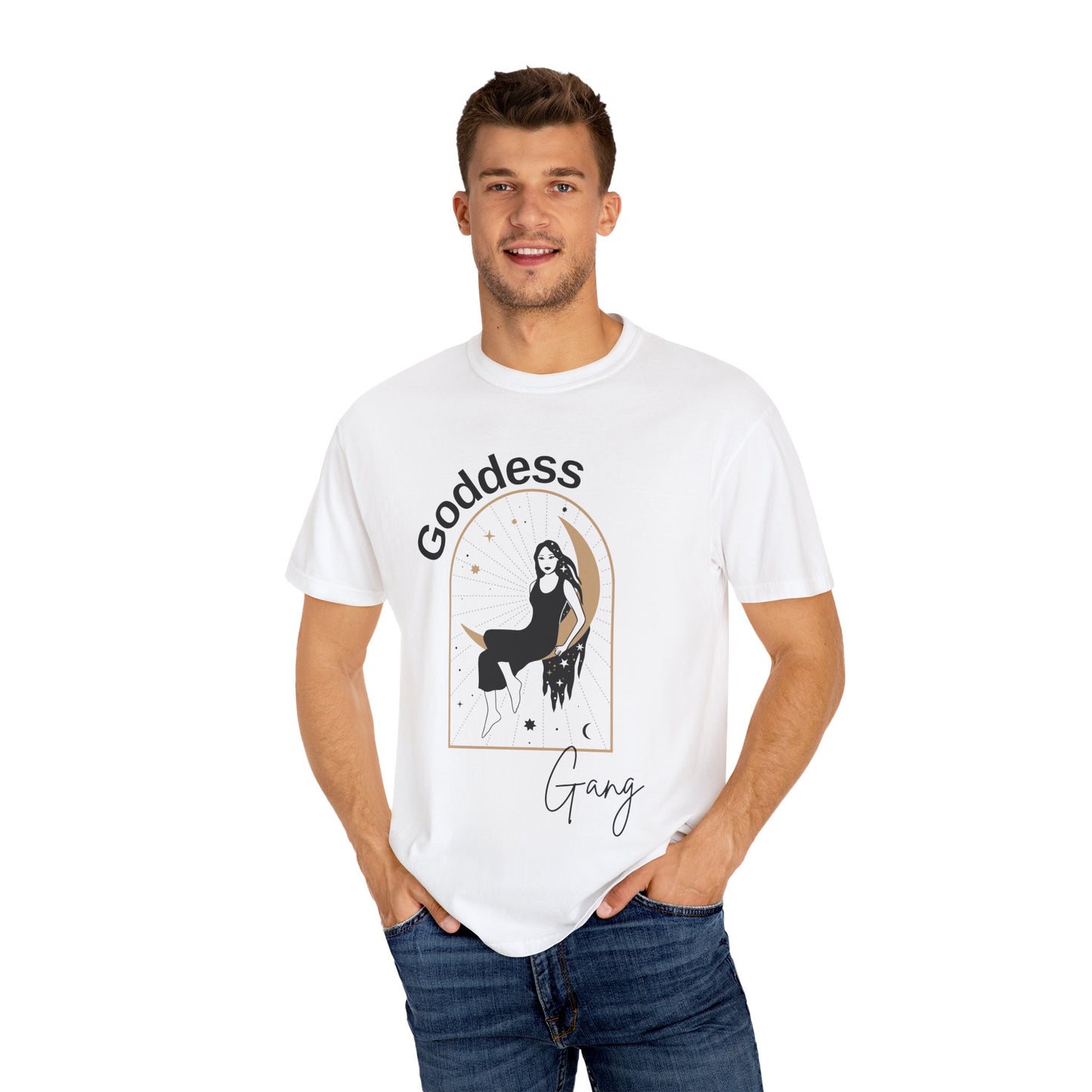 Goddess Gang Unisex Garment-Dyed T-Shirt – Empowering Fashion for Every Occasion