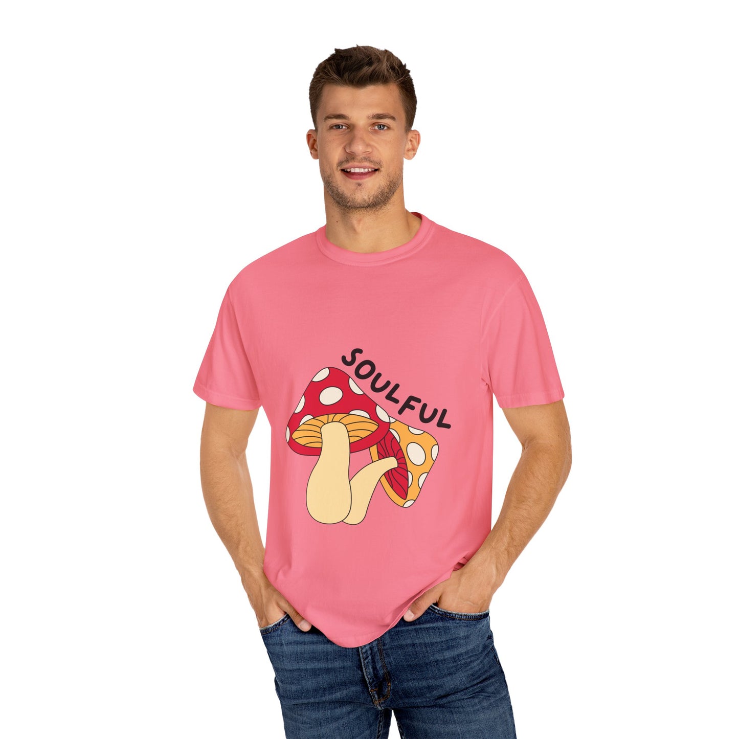 Soulful Mushroom Unisex T-shirt - Eye-catching, Comfortable Casual Wear