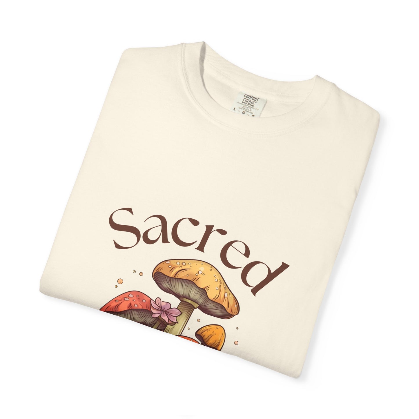 Sacred Mushroom Unisex Garment-Dyed T-Shirt