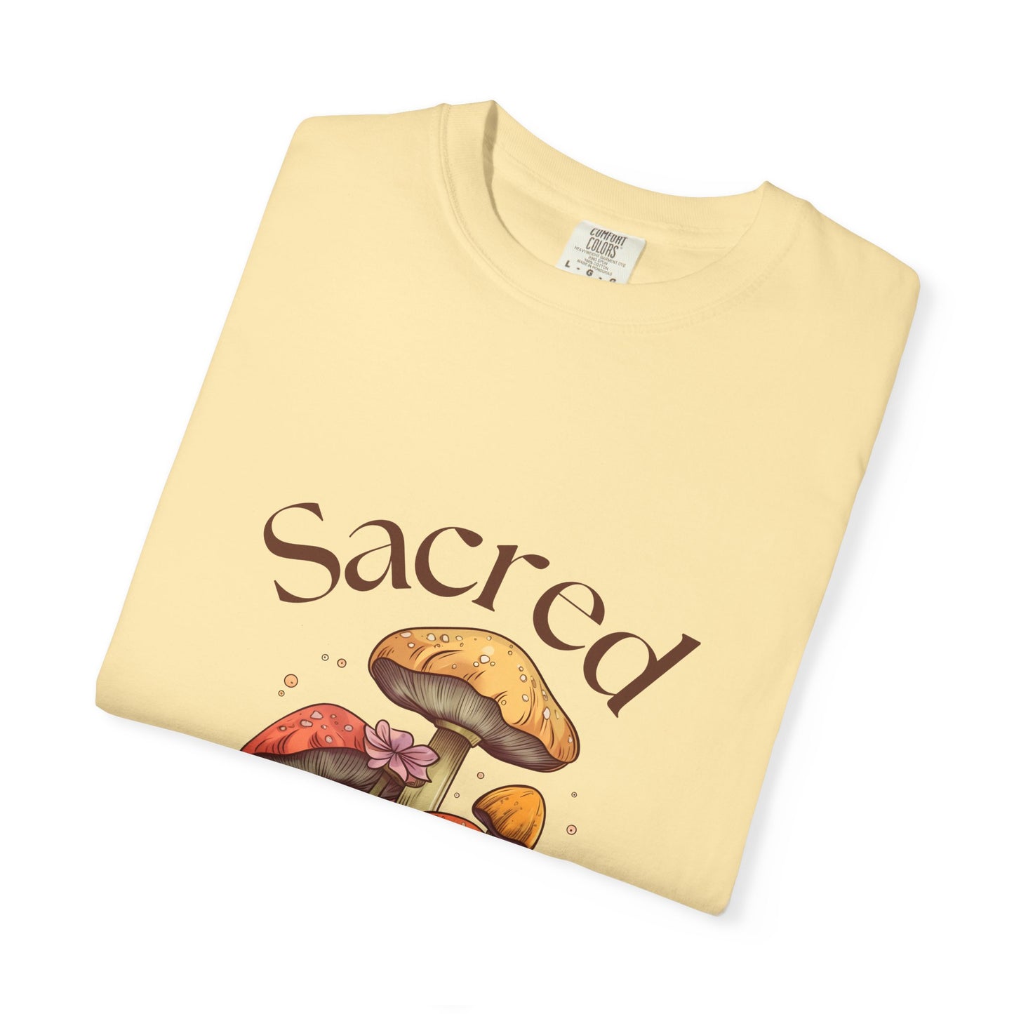 Sacred Mushroom Unisex Garment-Dyed T-Shirt