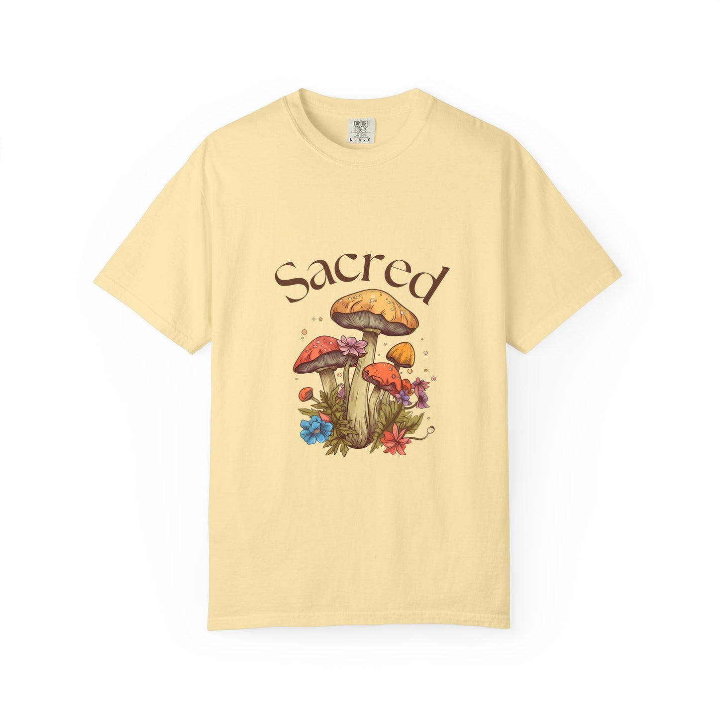 Sacred Mushroom Unisex Garment-Dyed T-Shirt