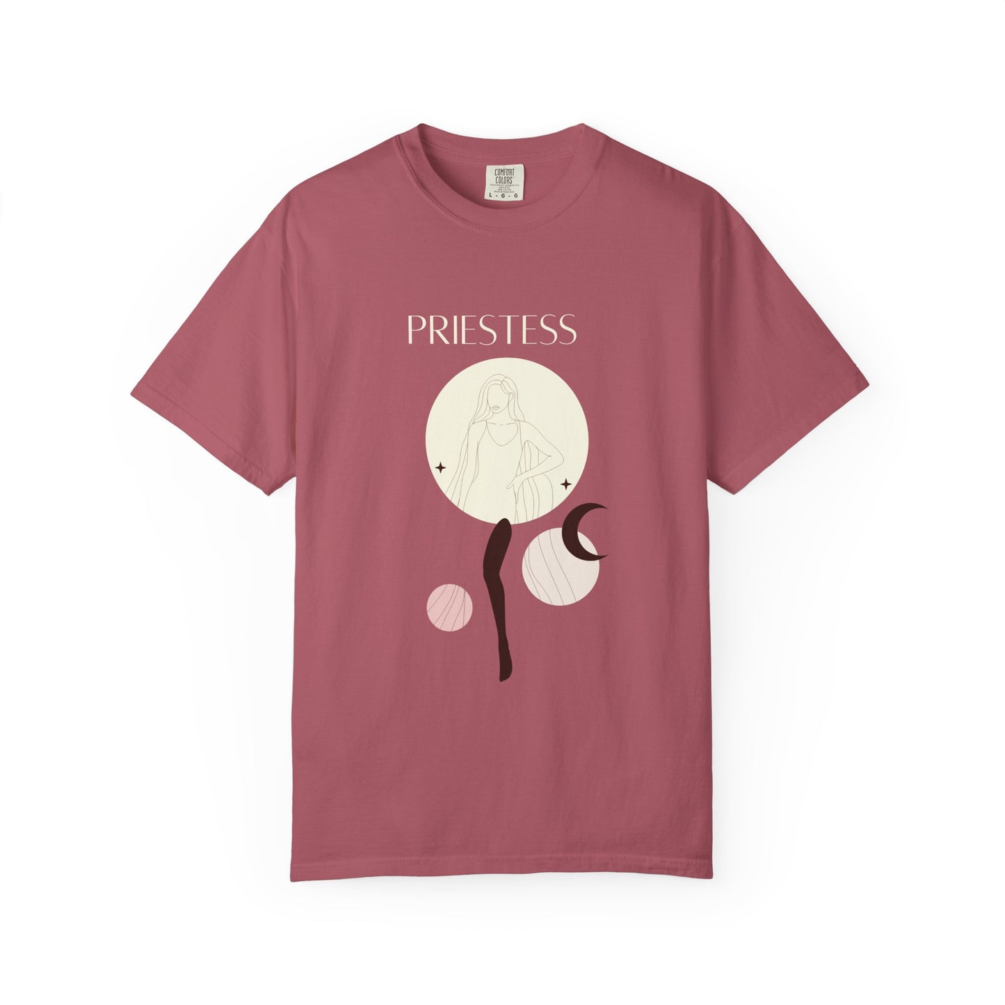 Boho Goddess Graphic Tee - Unisex Garment-Dyed T-Shirt