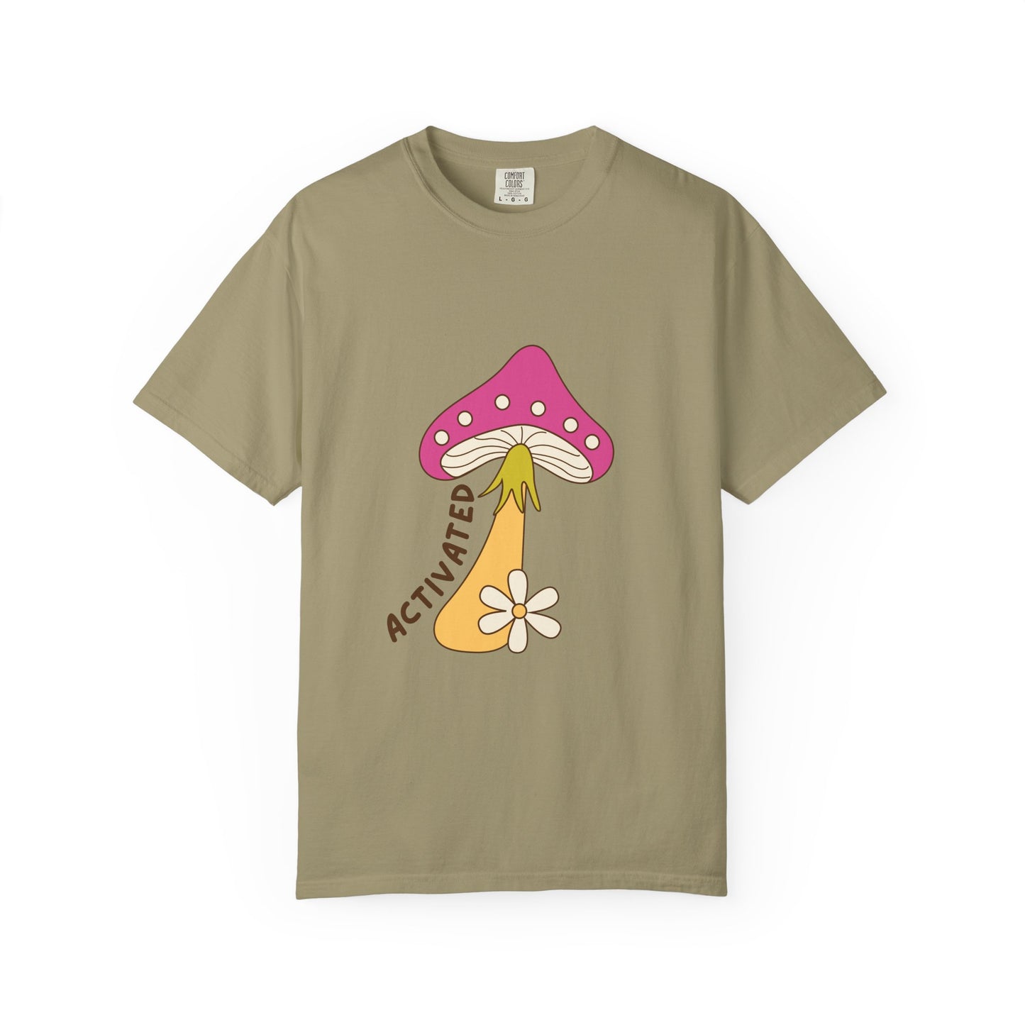 Activated Mushroom Unisex T-Shirt - Groovy Graphic Tee for Nature Lovers