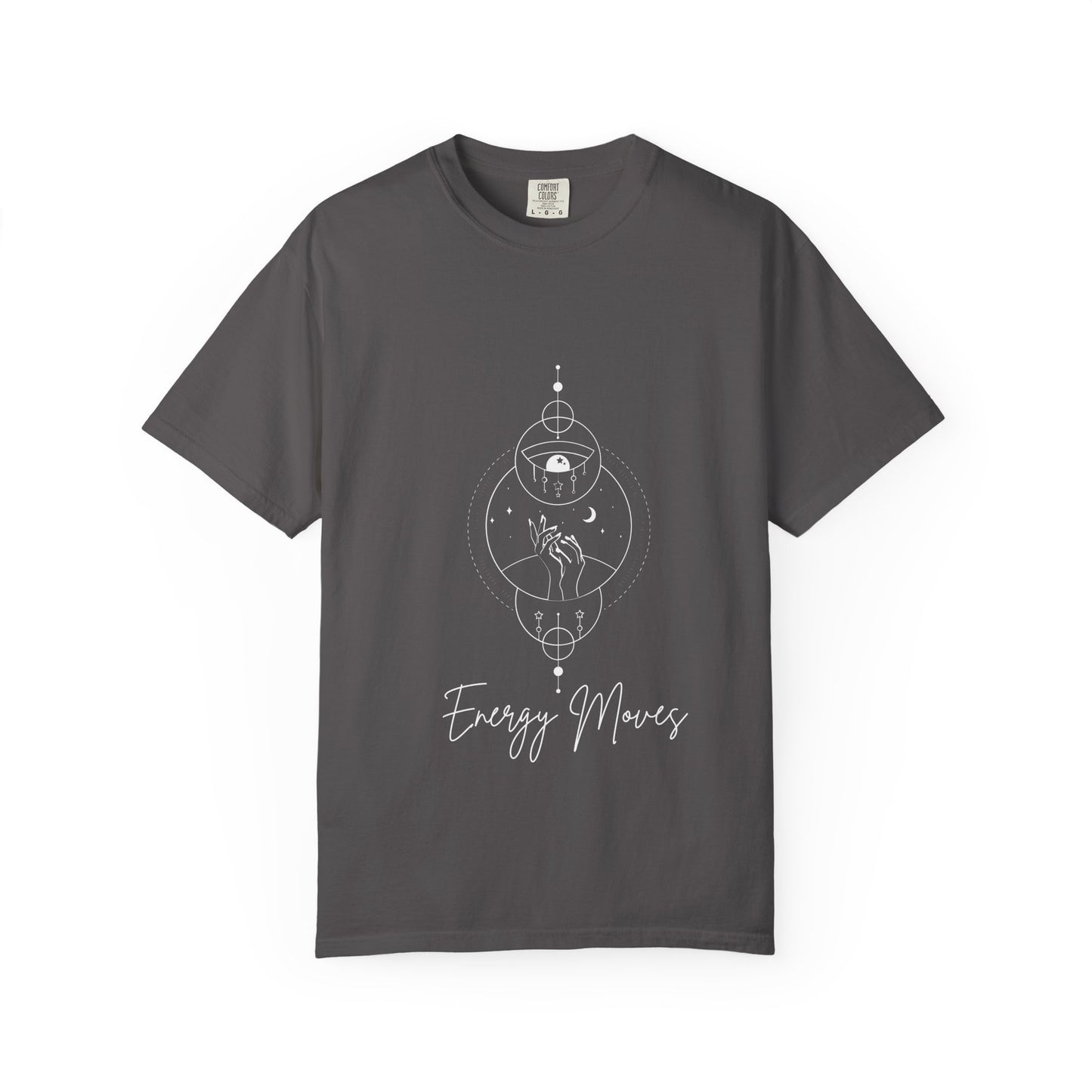 Energy Moves Unisex Garment-Dyed T-Shirt - Mindfulness & Spirituality Vibe
