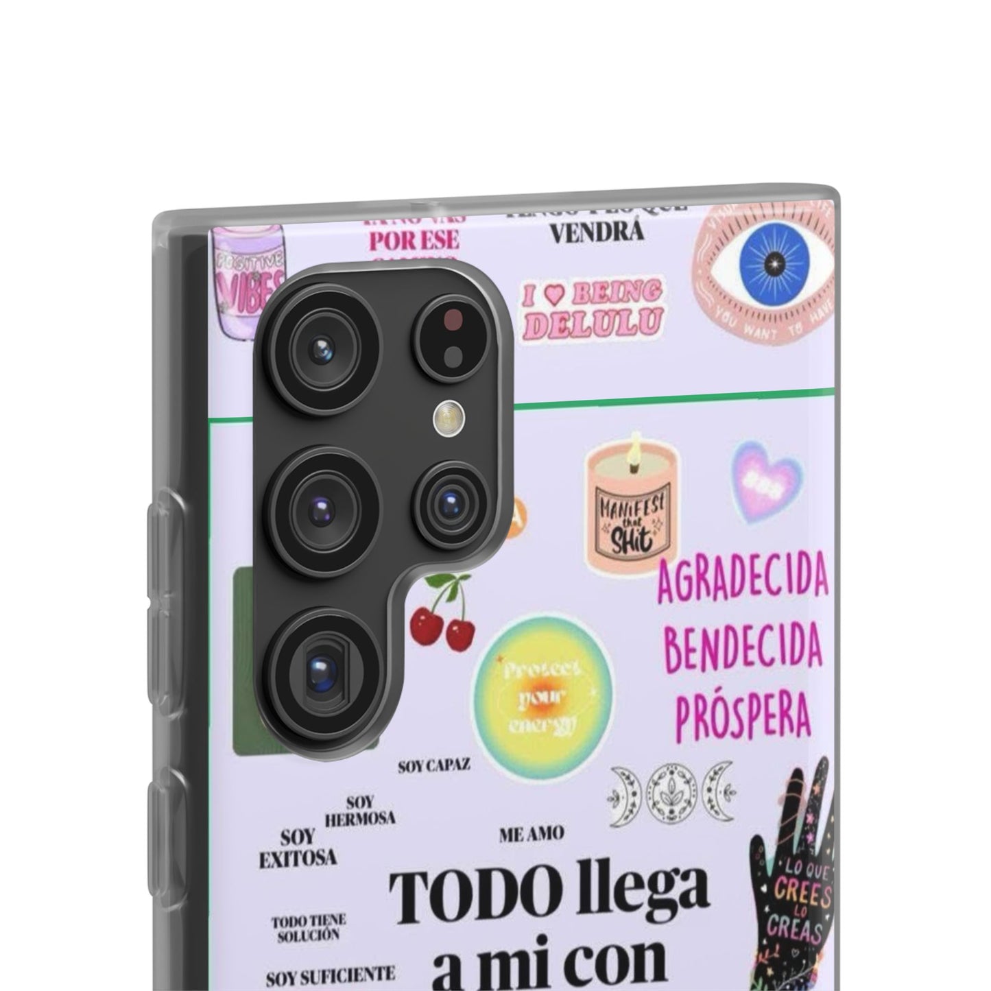 Positive Affirmation Flexi Cases for iPhone, Inspirational Phone Cover, Motivational Case, Gift for Her, Trendy Phone Protector