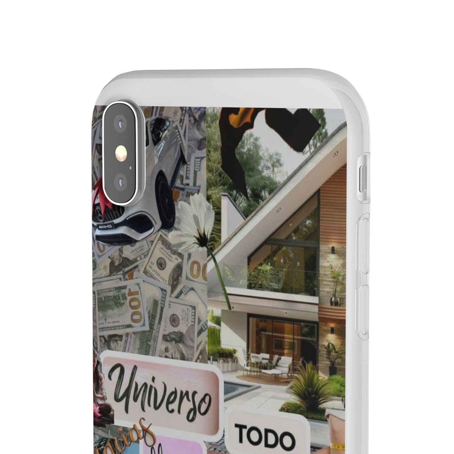 Vibrant Flexi Phone Case with Inspirational Quotes, Bohemian Style, Perfect Gift for Friends, Travelers, Birthdays, Everyday Use