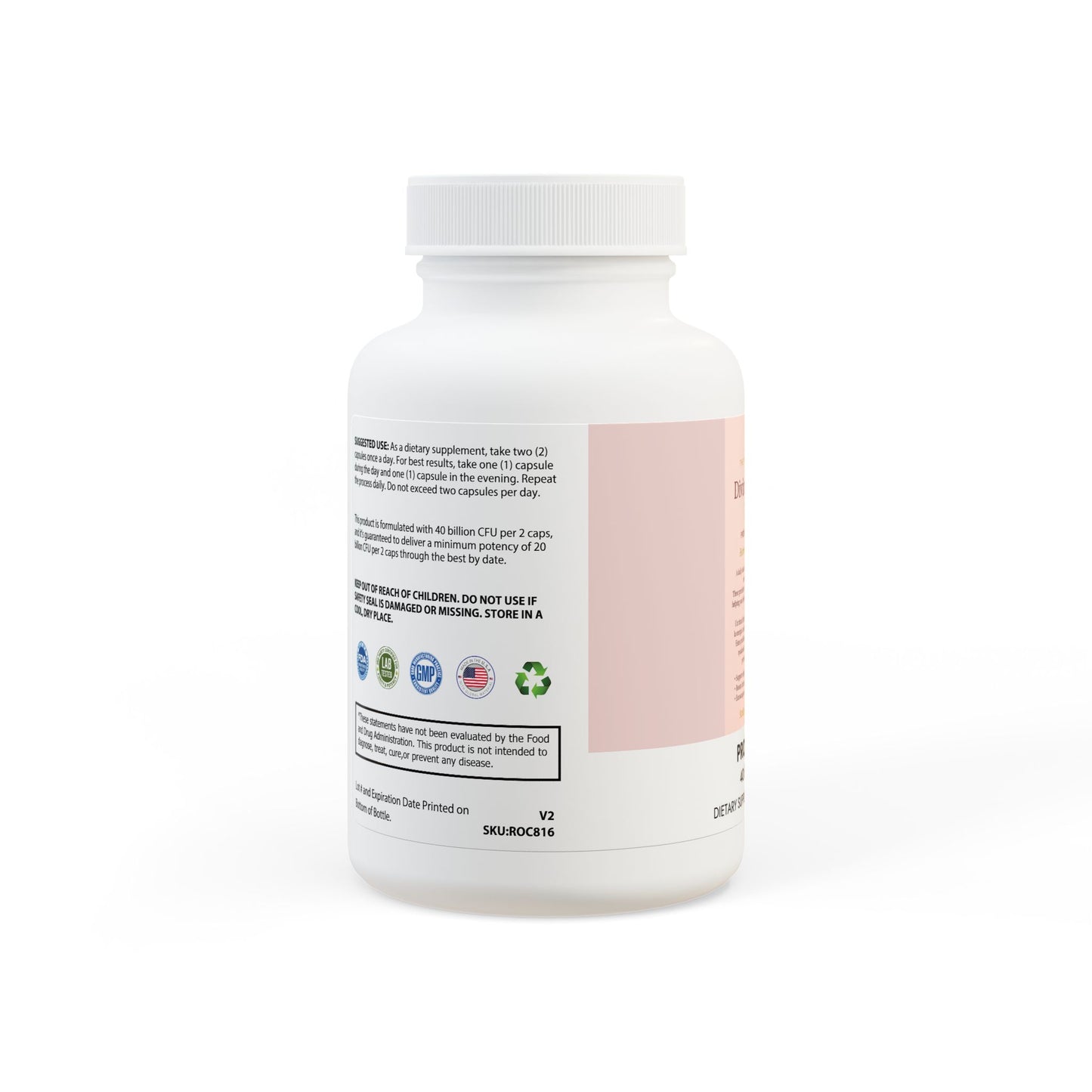 ✨ Divine Balance Elixir Probiotic Capsules Harmony begins within. La armonía comienza desde adentro.  (60 Capsules)