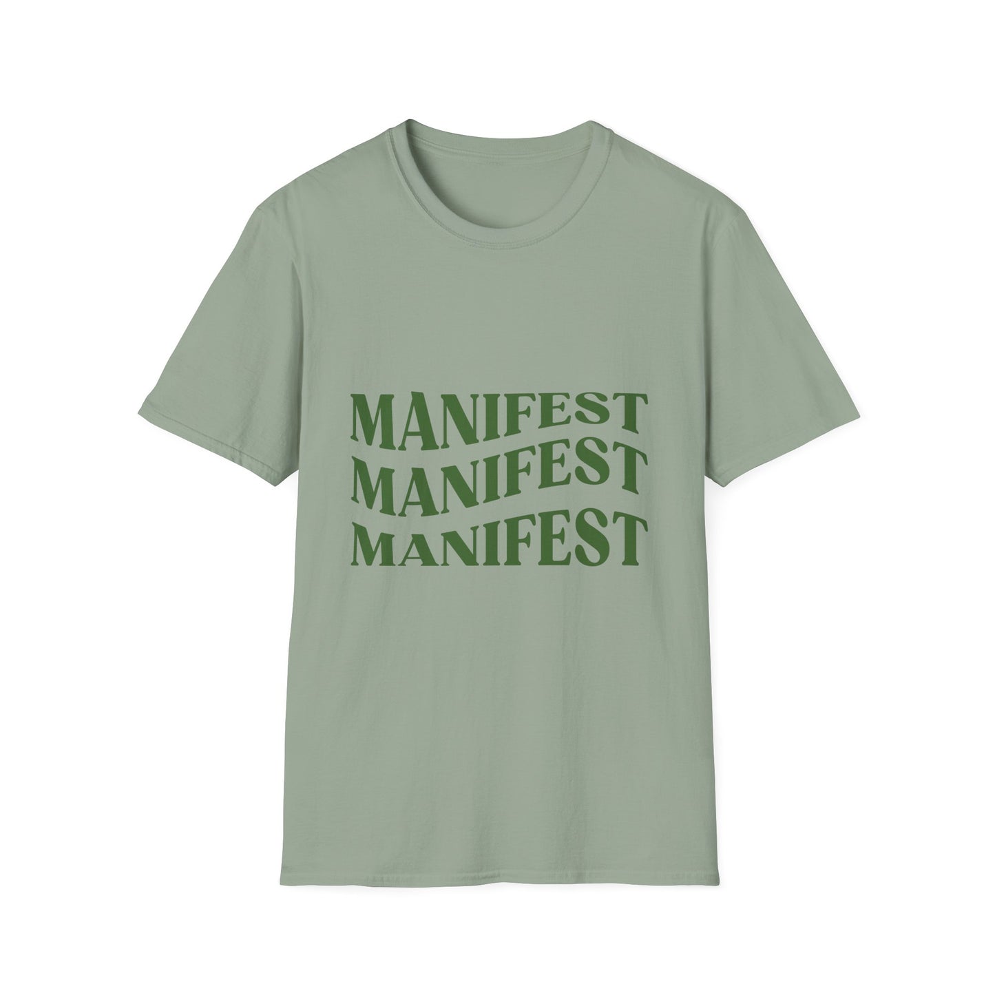 Manifest Softstyle Unisex T-Shirt - Positive Vibes for Everyday Wear