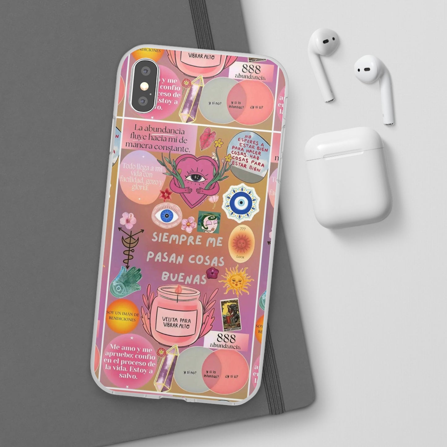 Colorful Affirmation Phone Cases, Positive Vibe Cases for iPhone, Flexible Phone Protection, Unique Gifts for Friends