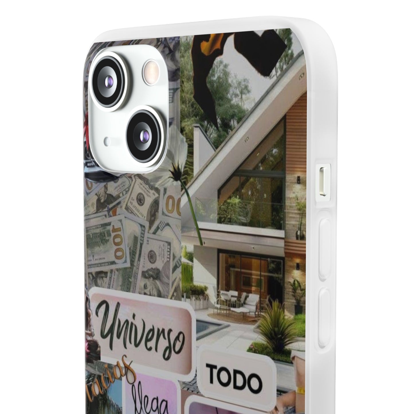 Vibrant Flexi Phone Case with Inspirational Quotes, Bohemian Style, Perfect Gift for Friends, Travelers, Birthdays, Everyday Use