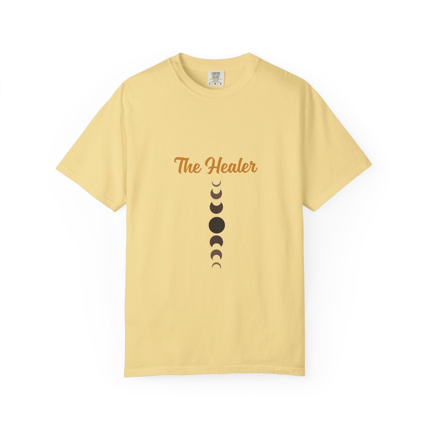 Unisex Moon Phases Tee - 'The Healer' Garment-Dyed T-shirt
