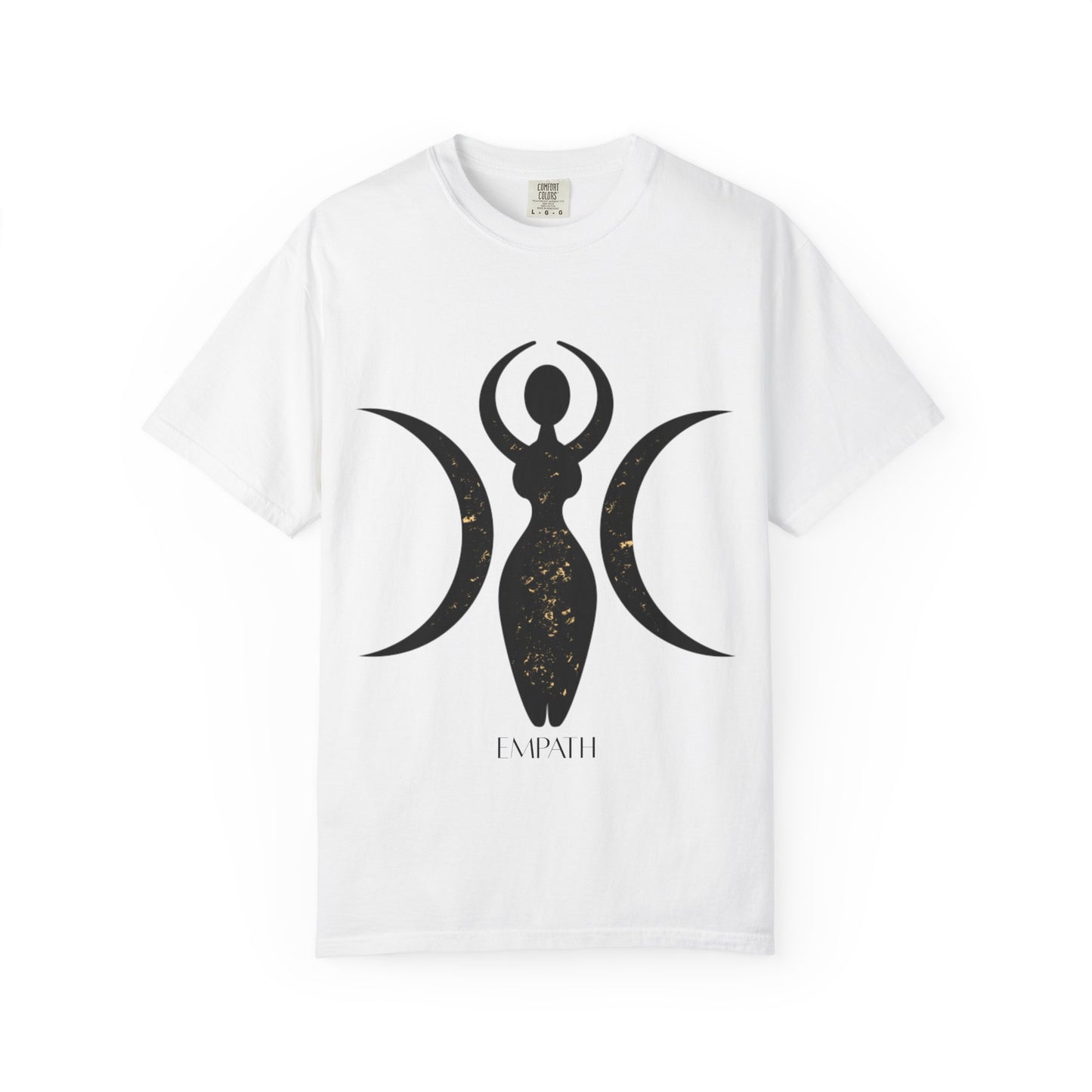 Empowered Goddess Unisex Garment-Dyed T-Shirt | Celestial Design | Perfect for Self-Care and Spiritual Celebrations