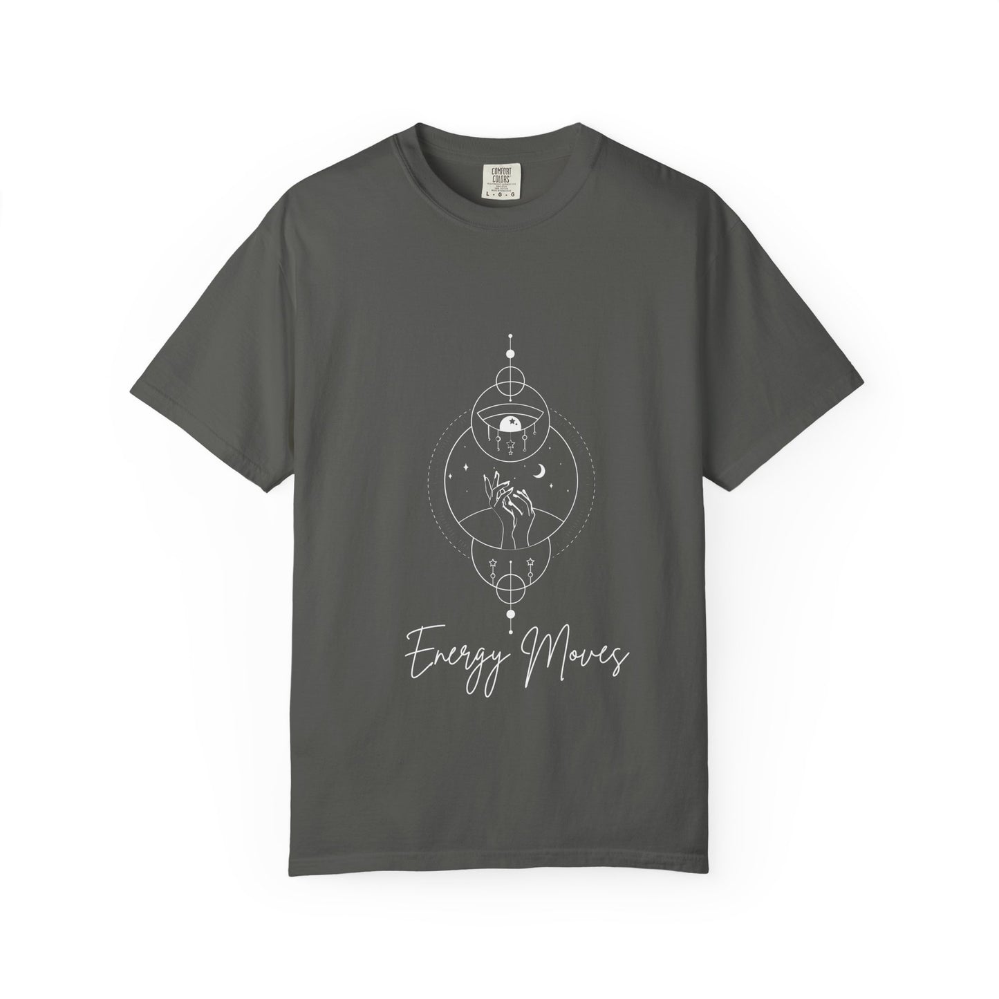 Energy Moves Unisex Garment-Dyed T-Shirt - Mindfulness & Spirituality Vibe