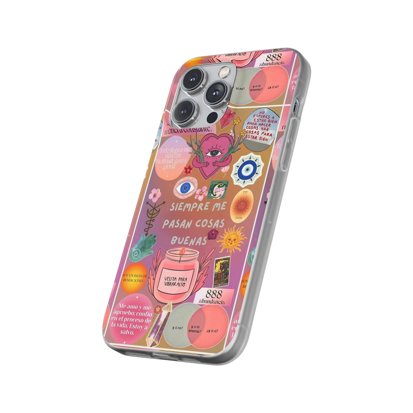 Colorful Affirmation Phone Cases, Positive Vibe Cases for iPhone, Flexible Phone Protection, Unique Gifts for Friends