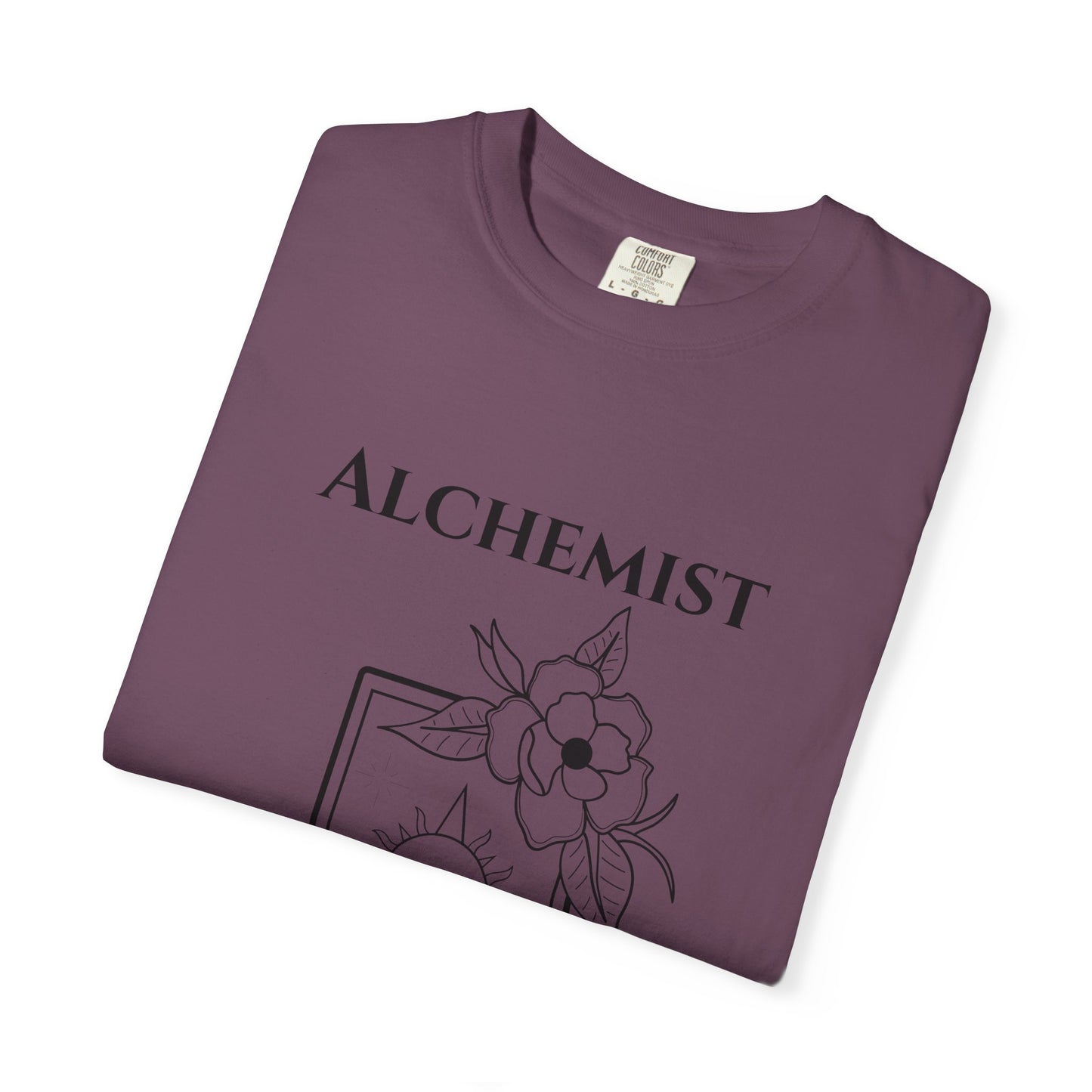 Alchemy Floral T-Shirt - Unisex Garment-Dyed Tee for Creative Spirits