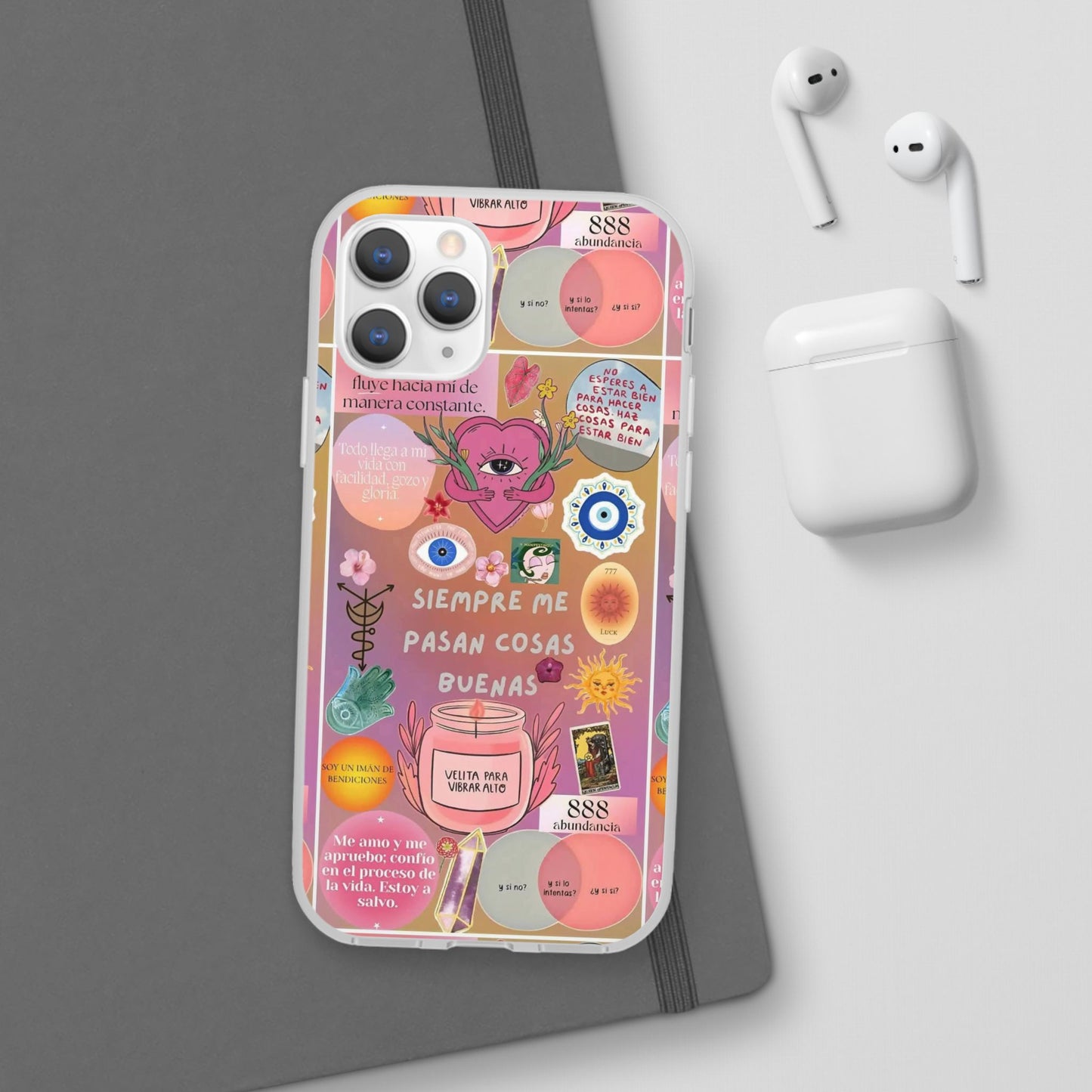 Colorful Affirmation Phone Cases, Positive Vibe Cases for iPhone, Flexible Phone Protection, Unique Gifts for Friends