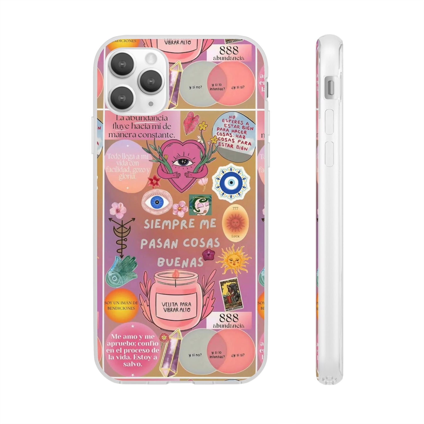 Colorful Affirmation Phone Cases, Positive Vibe Cases for iPhone, Flexible Phone Protection, Unique Gifts for Friends