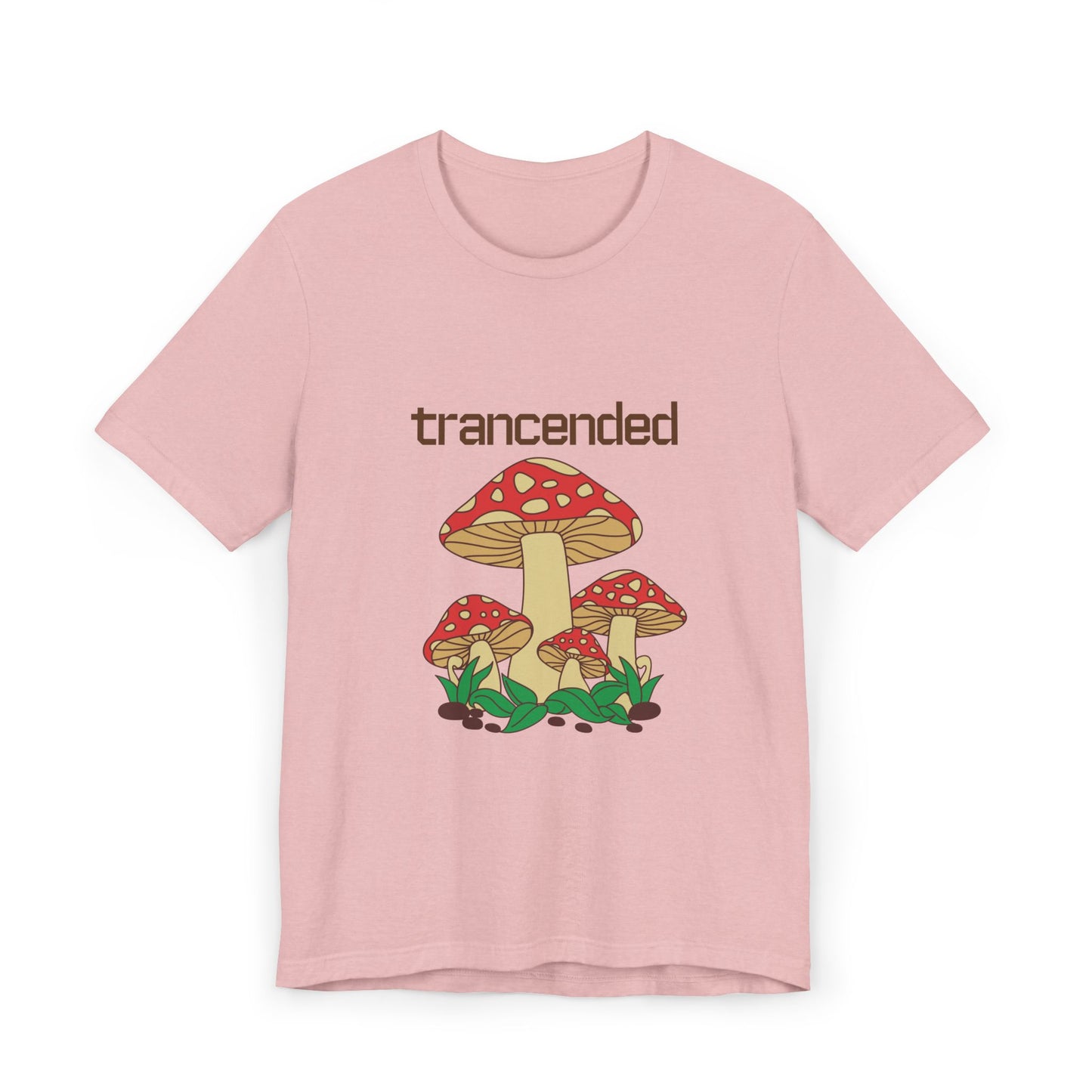 Trancended Mushroom Unisex Jersey T-Shirt - Nature Lovers Tee