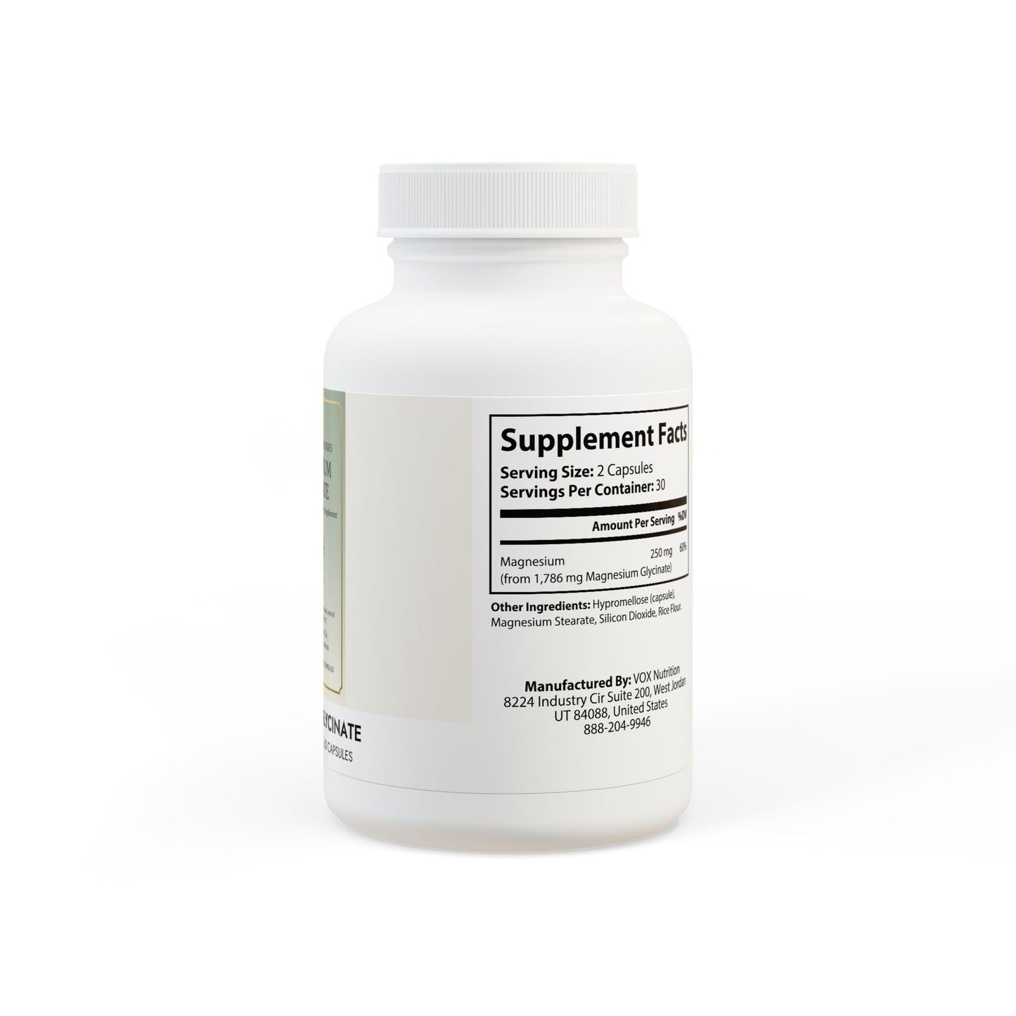 The Feminine Elixirs | Magnesium Glycinate (60 Capsules) Sacred Calm & Body Harmony Supplement