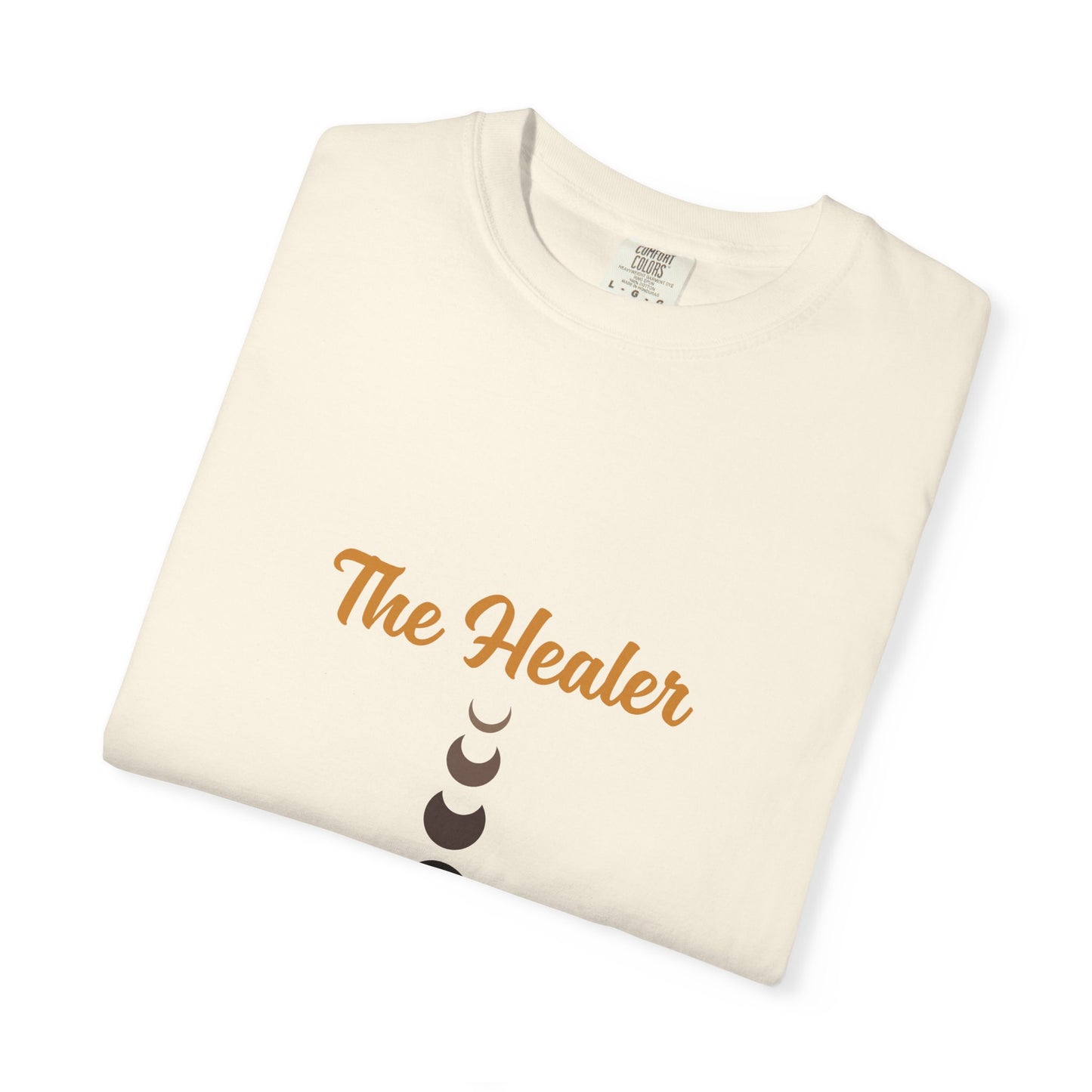 Unisex Moon Phases Tee - 'The Healer' Garment-Dyed T-shirt