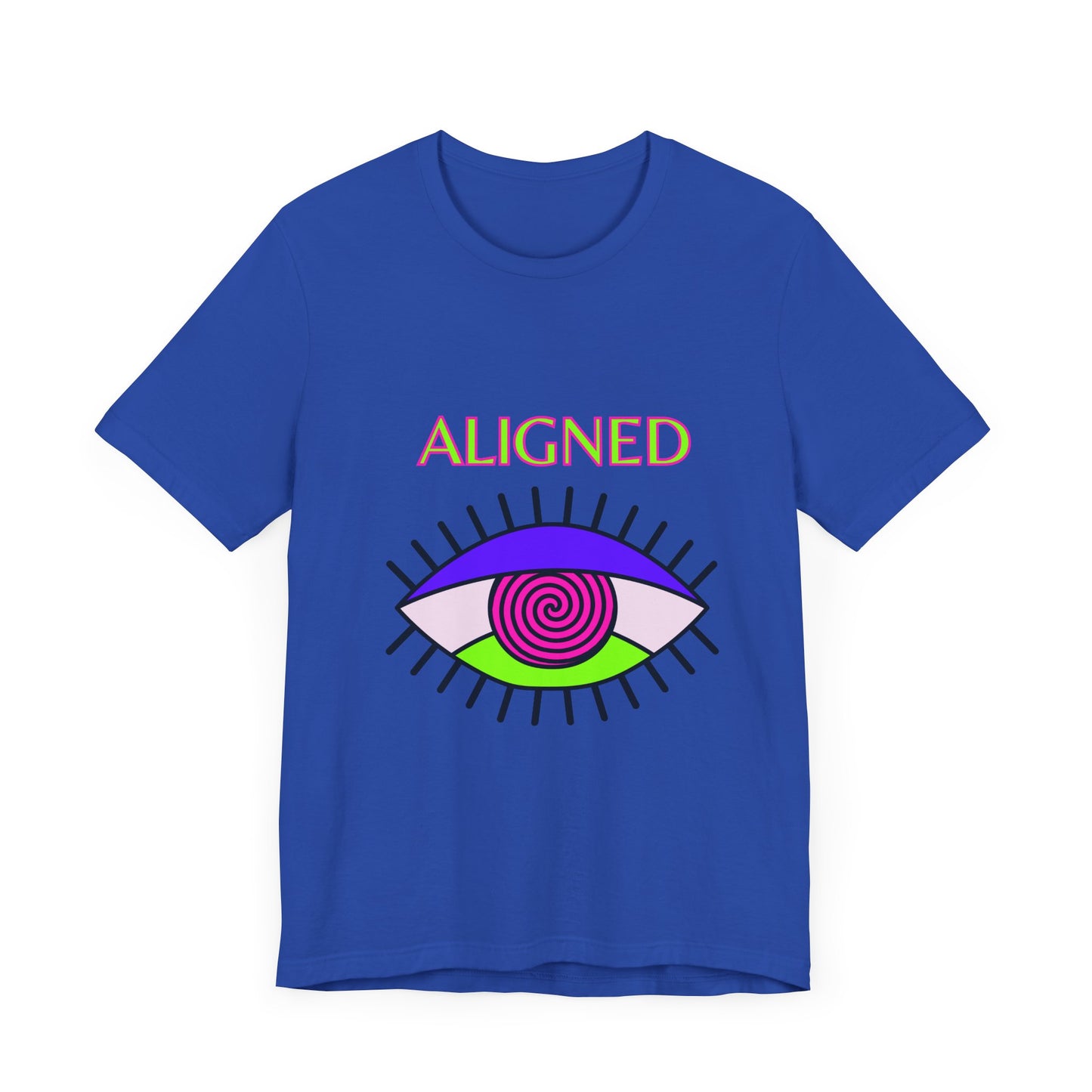Aligned Eye Unisex Jersey Tee - Positive Vibes T-Shirt