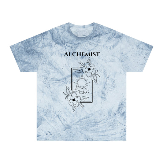 Unisex Alchemist Color Blast T-Shirt - Bohemian Floral Design for Creative Souls