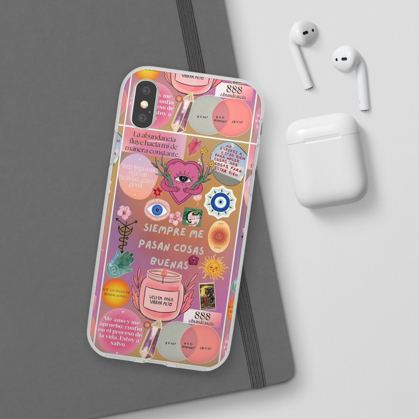 Colorful Affirmation Phone Cases, Positive Vibe Cases for iPhone, Flexible Phone Protection, Unique Gifts for Friends