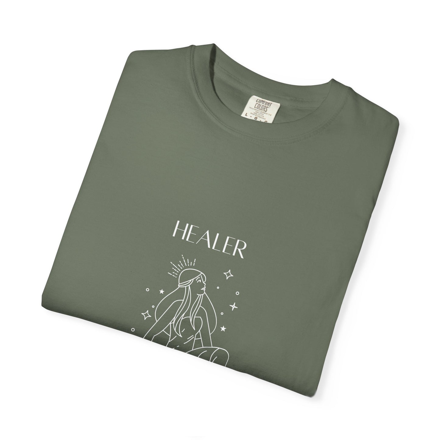 Healer Unisex Garment-Dyed T-Shirt – Spiritual Wellness Tee