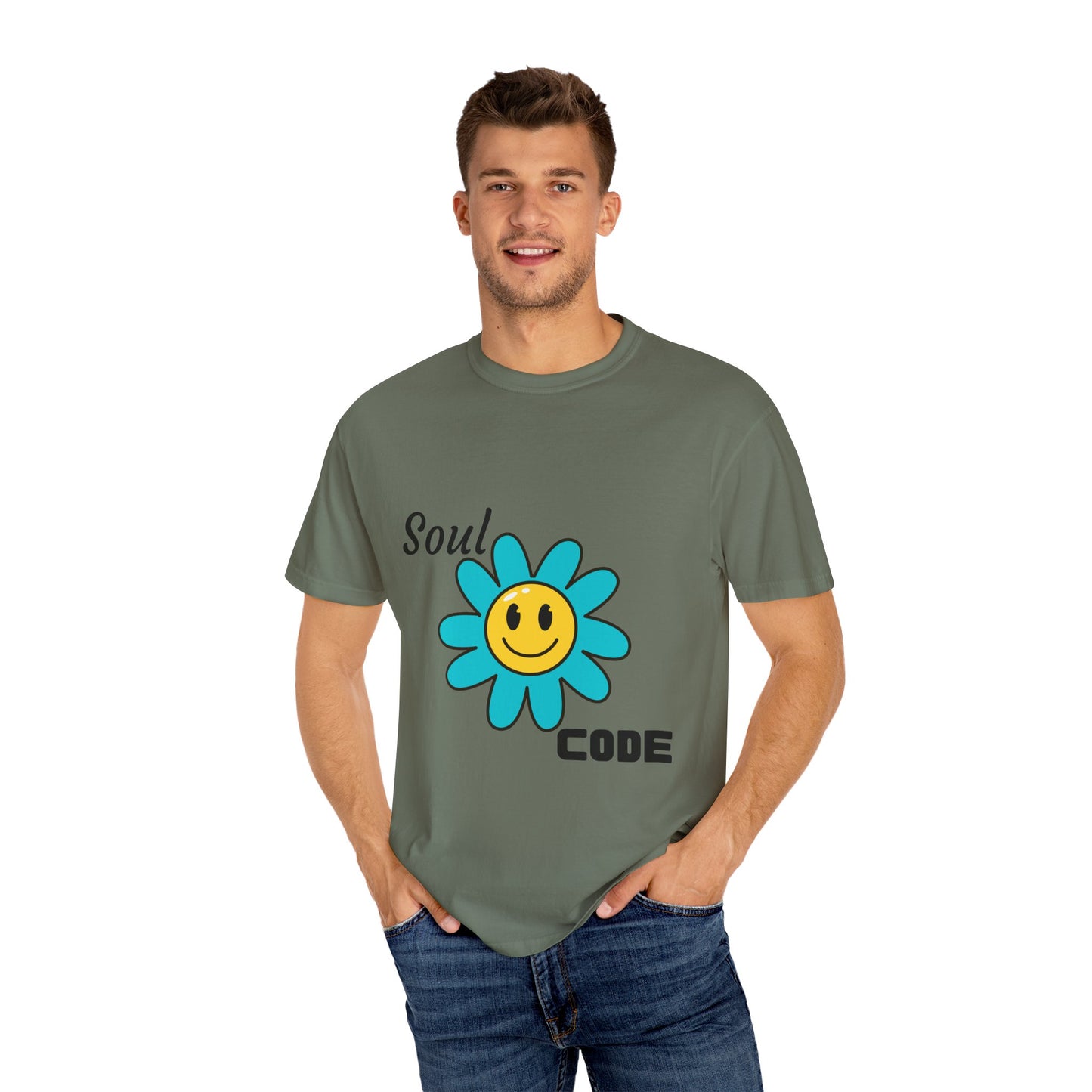 Soul Code Smiley Flower Unisex T-Shirt