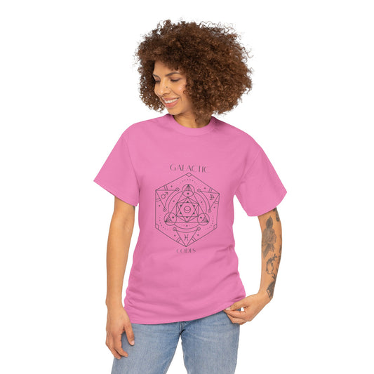 Galactic Cosmic Unisex Heavy Cotton Tee - Astrological Design