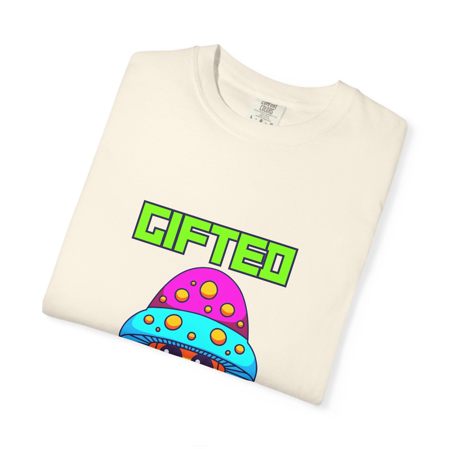 Gifted Mushroom T-Shirt - Colorful Unisex Garment-Dyed Tee
