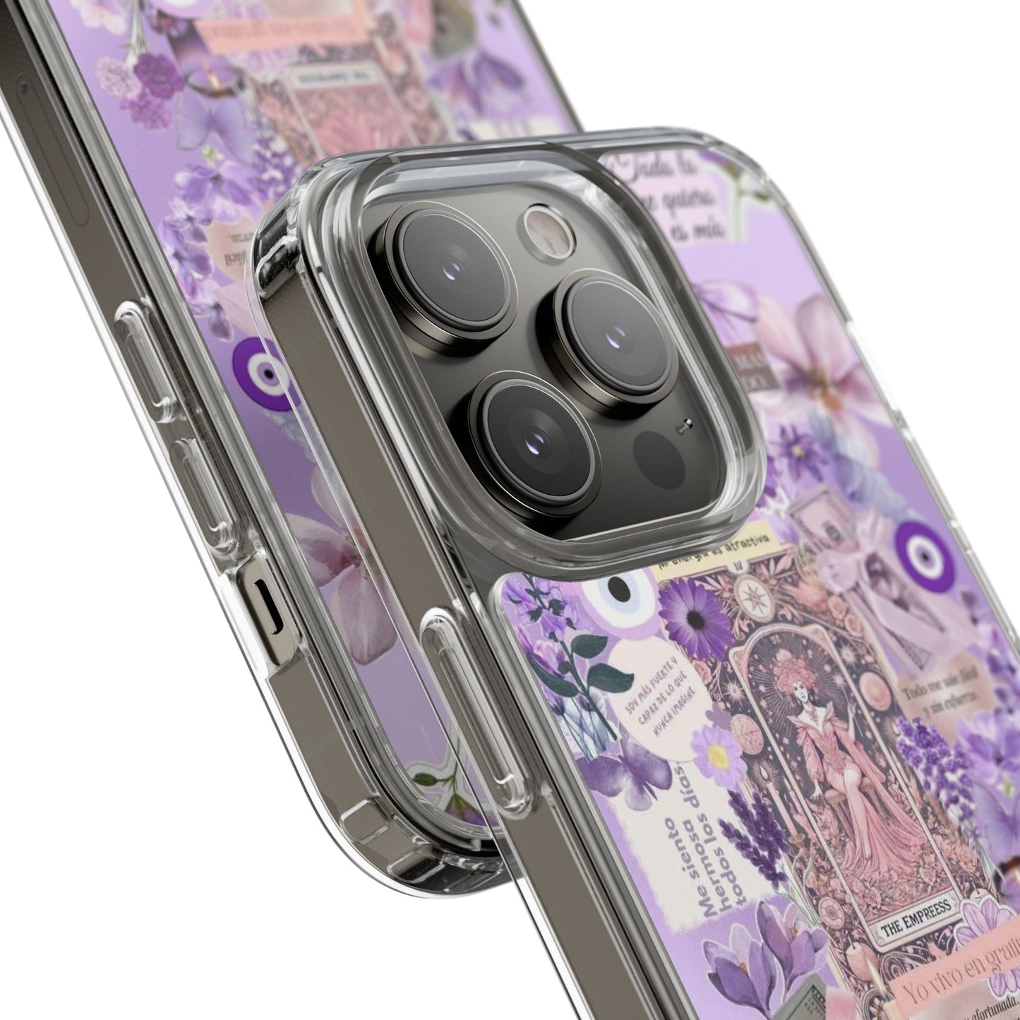 Beautiful Floral Phone Case, Clear Case, Cute Accessories, Gift for Her, Phone Protection, Trendy Tech