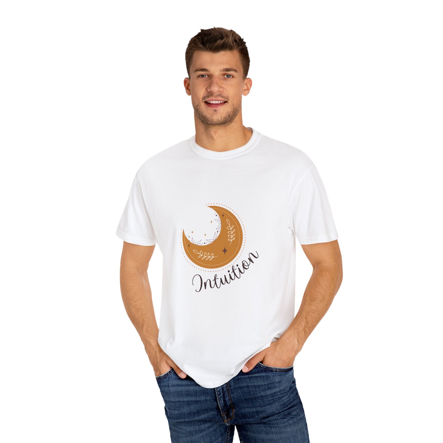 Unisex Intuition Moon Graphic T-shirt | Cozy & Inspirational Wear