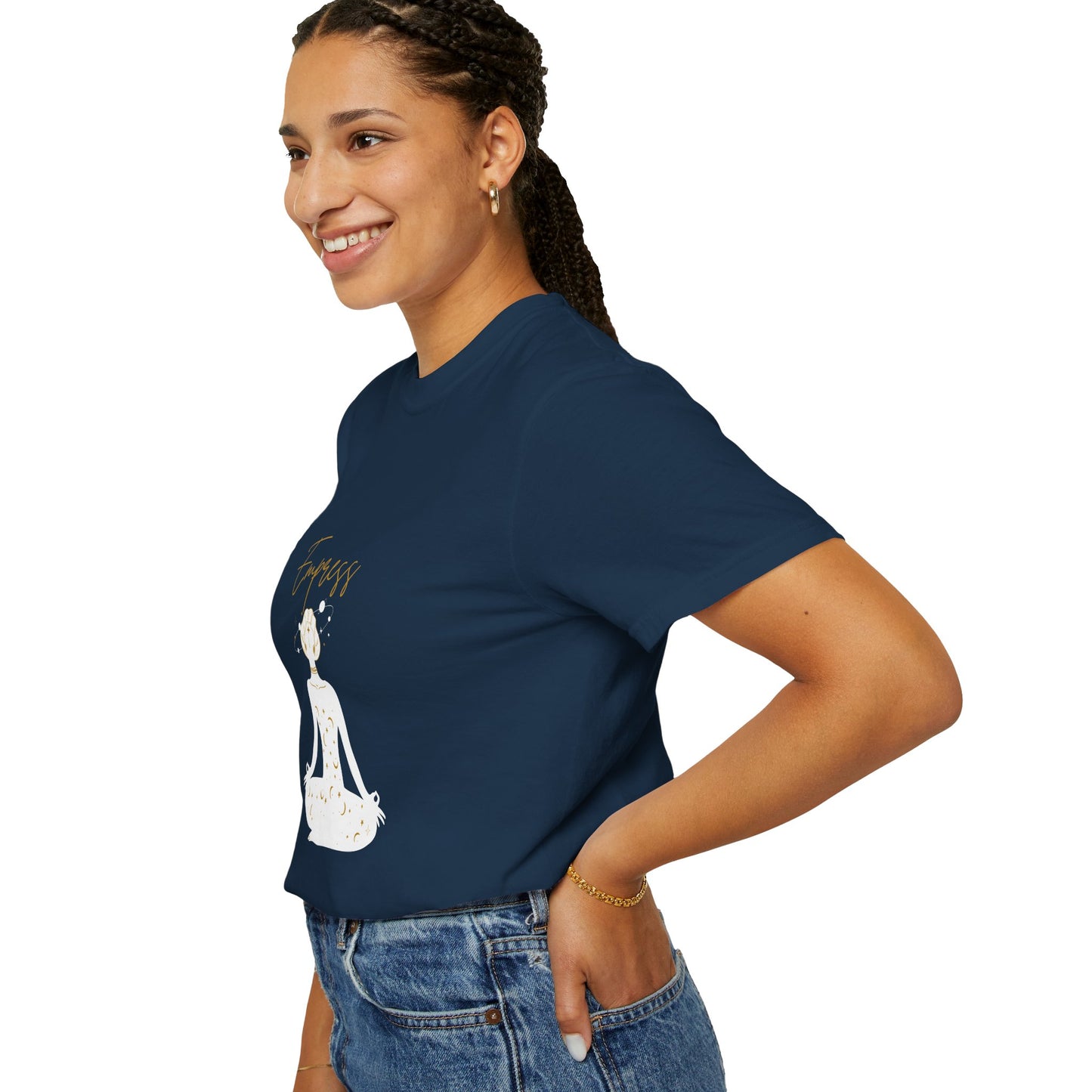 Bohemian Empress T-Shirt – Relaxed Fit, Mindfulness Design