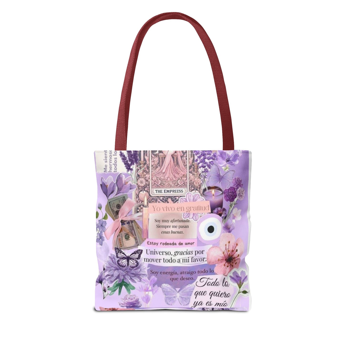 Botanical Inspirational Tote Bag, Eco-Friendly Shopping Bag, Gift for Her, Floral Art Bag, Motivational Quote Carryall