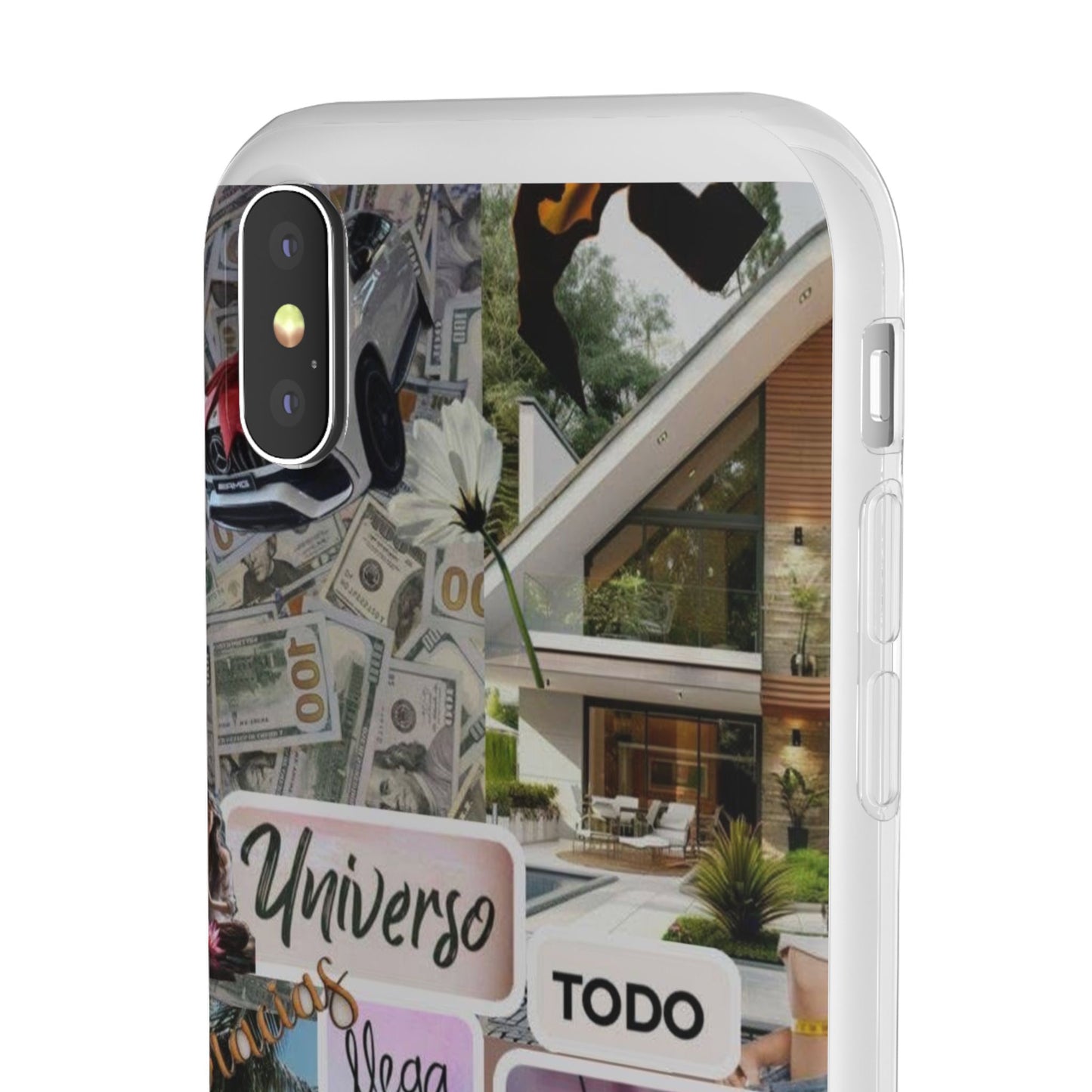 Vibrant Flexi Phone Case with Inspirational Quotes, Bohemian Style, Perfect Gift for Friends, Travelers, Birthdays, Everyday Use