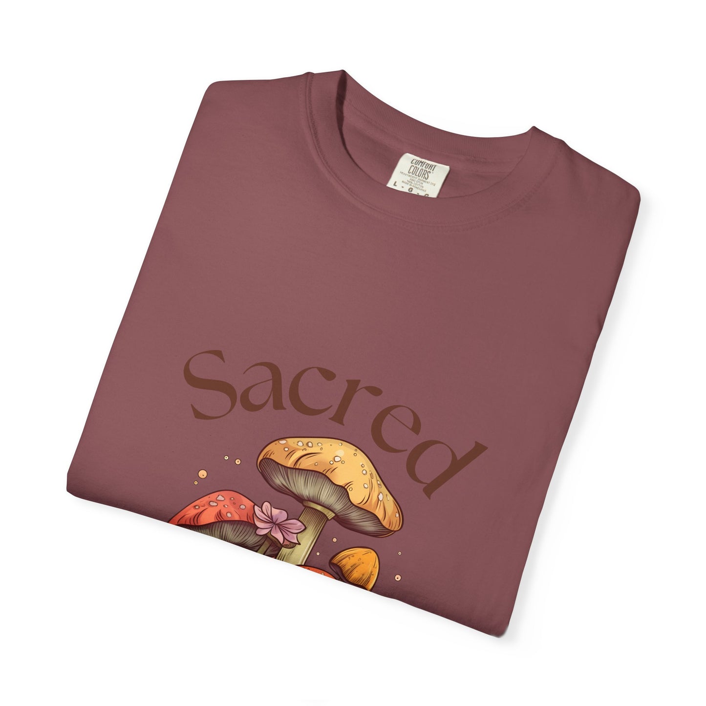 Sacred Mushroom Unisex Garment-Dyed T-Shirt