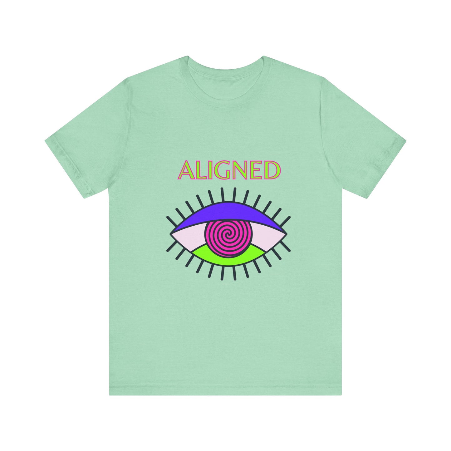Aligned Eye Unisex Jersey Tee - Positive Vibes T-Shirt
