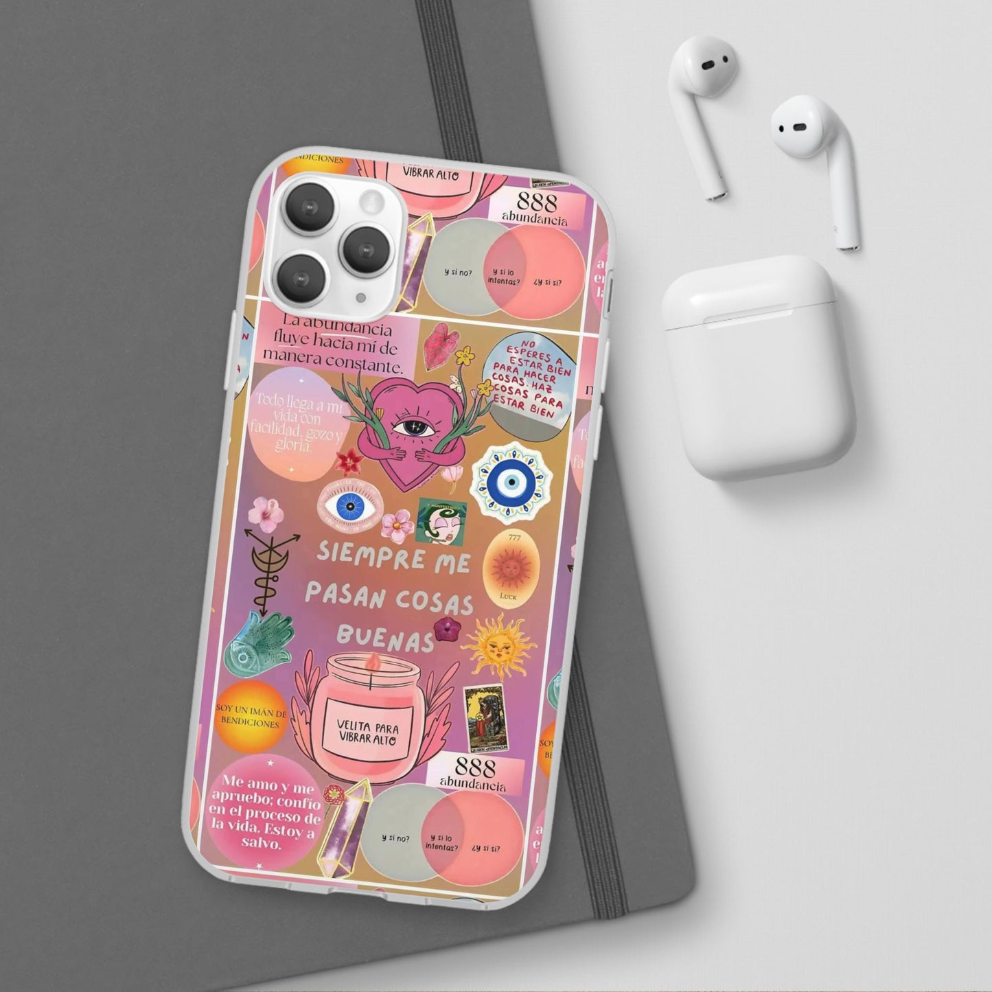 Colorful Affirmation Phone Cases, Positive Vibe Cases for iPhone, Flexible Phone Protection, Unique Gifts for Friends