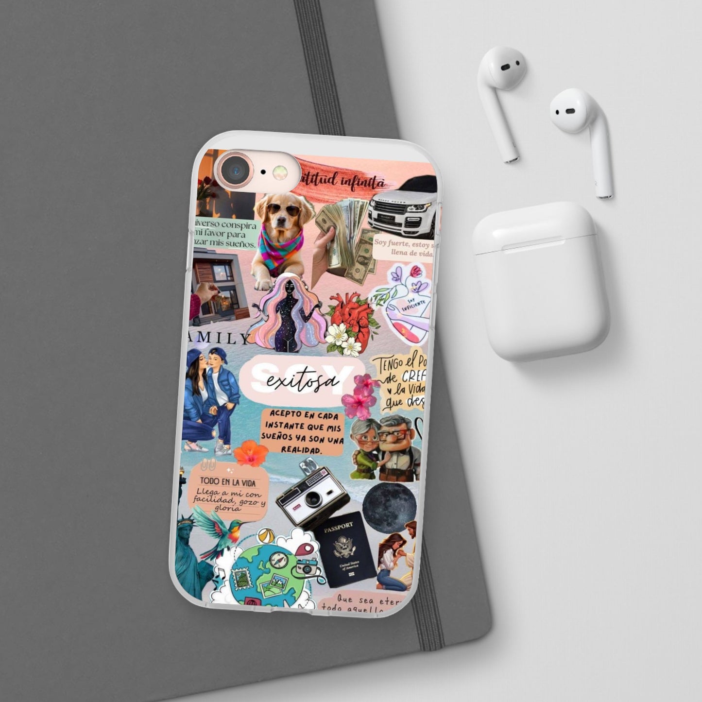 Colorful Inspirational Phone Case, Motivational iPhone Cover, Fun Phone Accessory, Unique Gift for Creative Souls, Flexible Cases for [...]