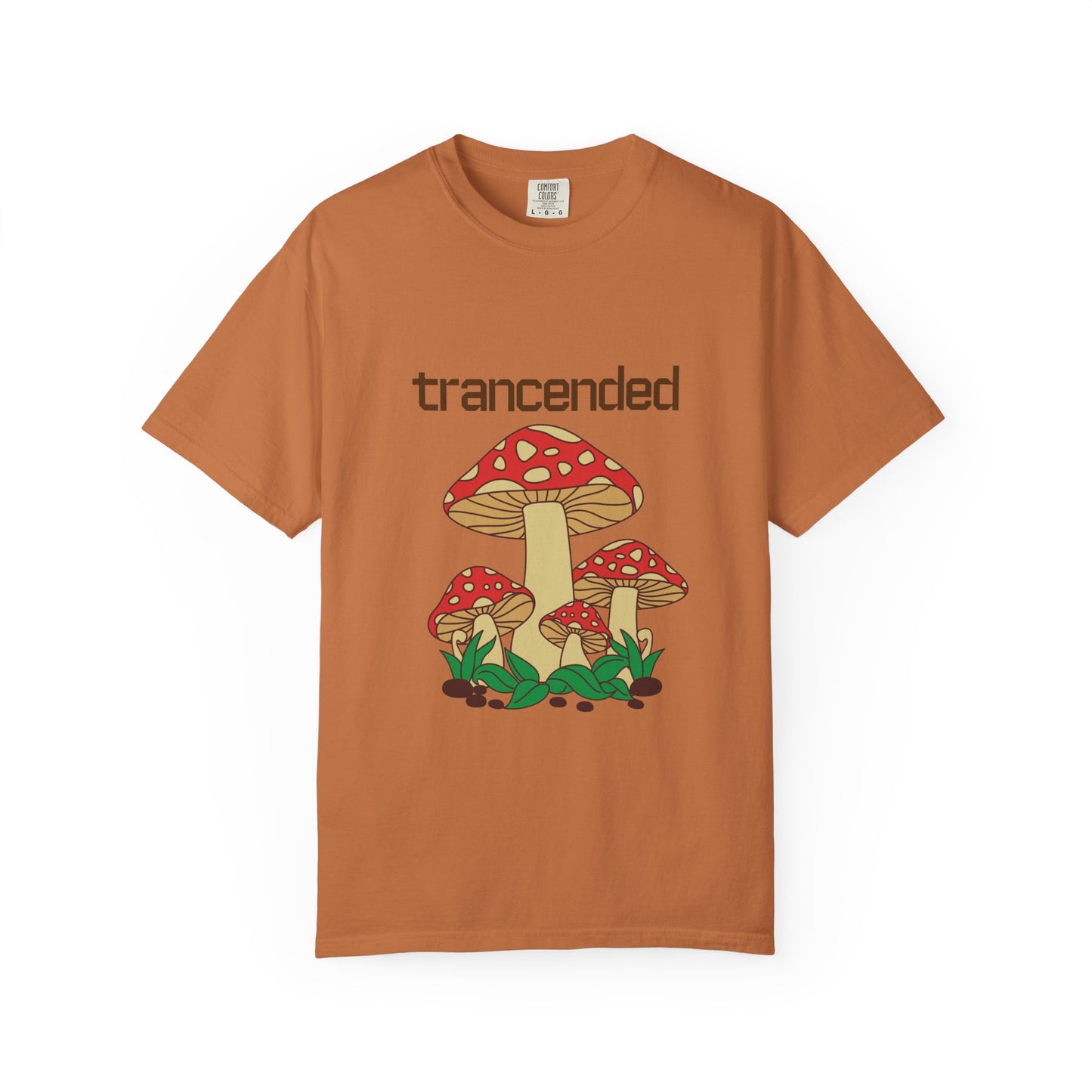 Trancended Mushroom Unisex Garment-Dyed T-Shirt