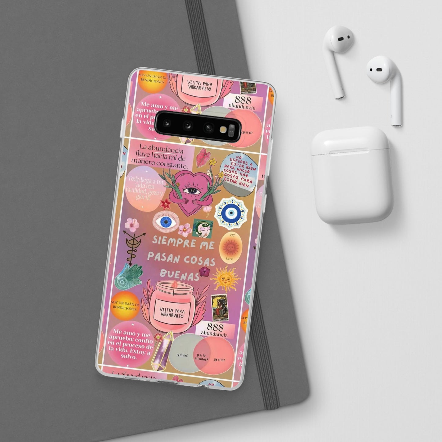 Colorful Affirmation Phone Cases, Positive Vibe Cases for iPhone, Flexible Phone Protection, Unique Gifts for Friends