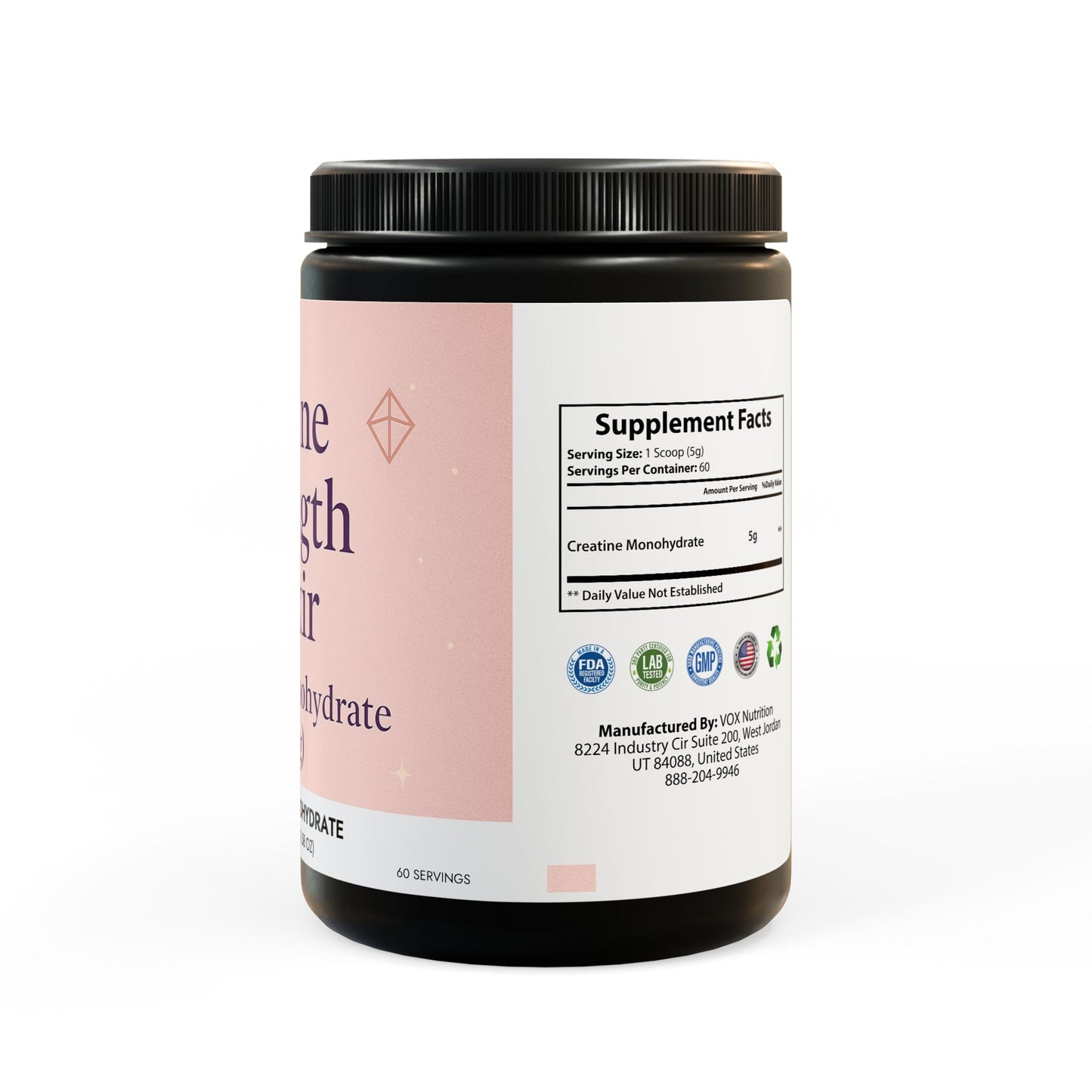 Divine Strength Elixir Creatine Monohydrate | 300g Power in grace. Strength in softness.