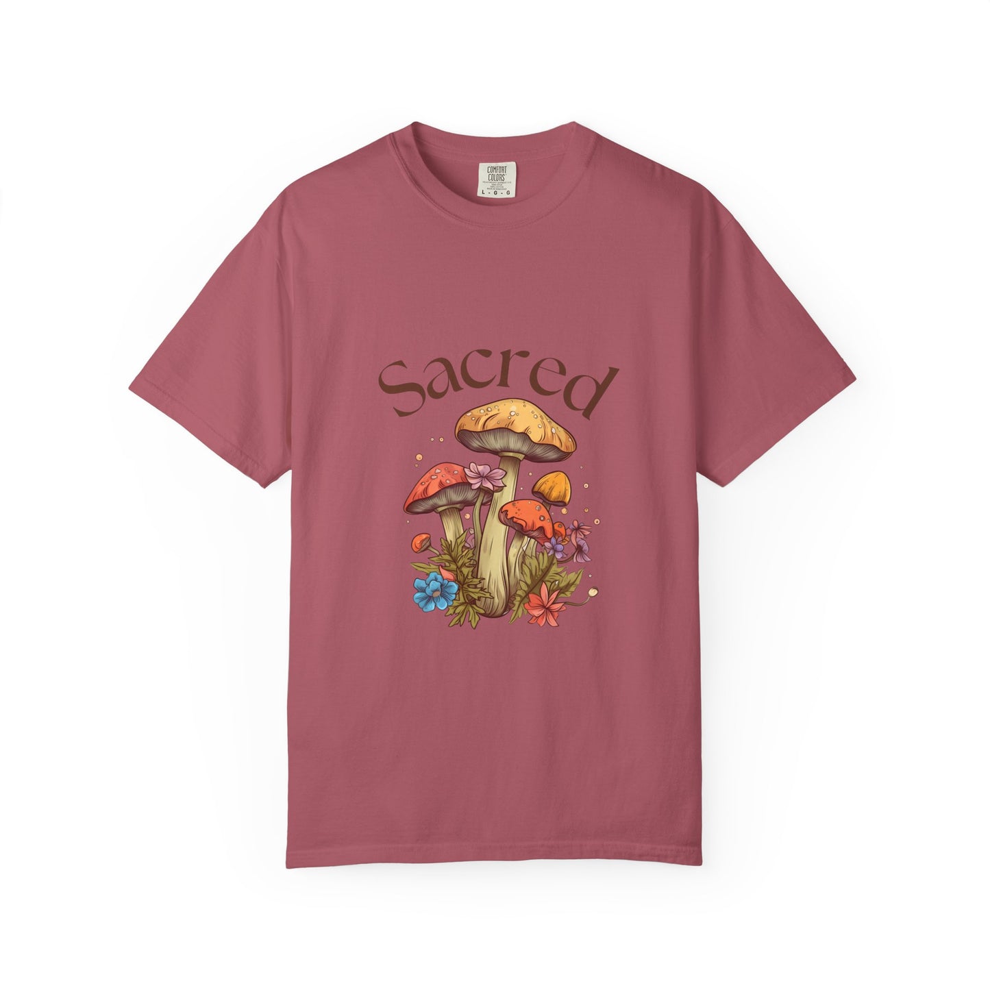 Sacred Mushroom Unisex Garment-Dyed T-Shirt