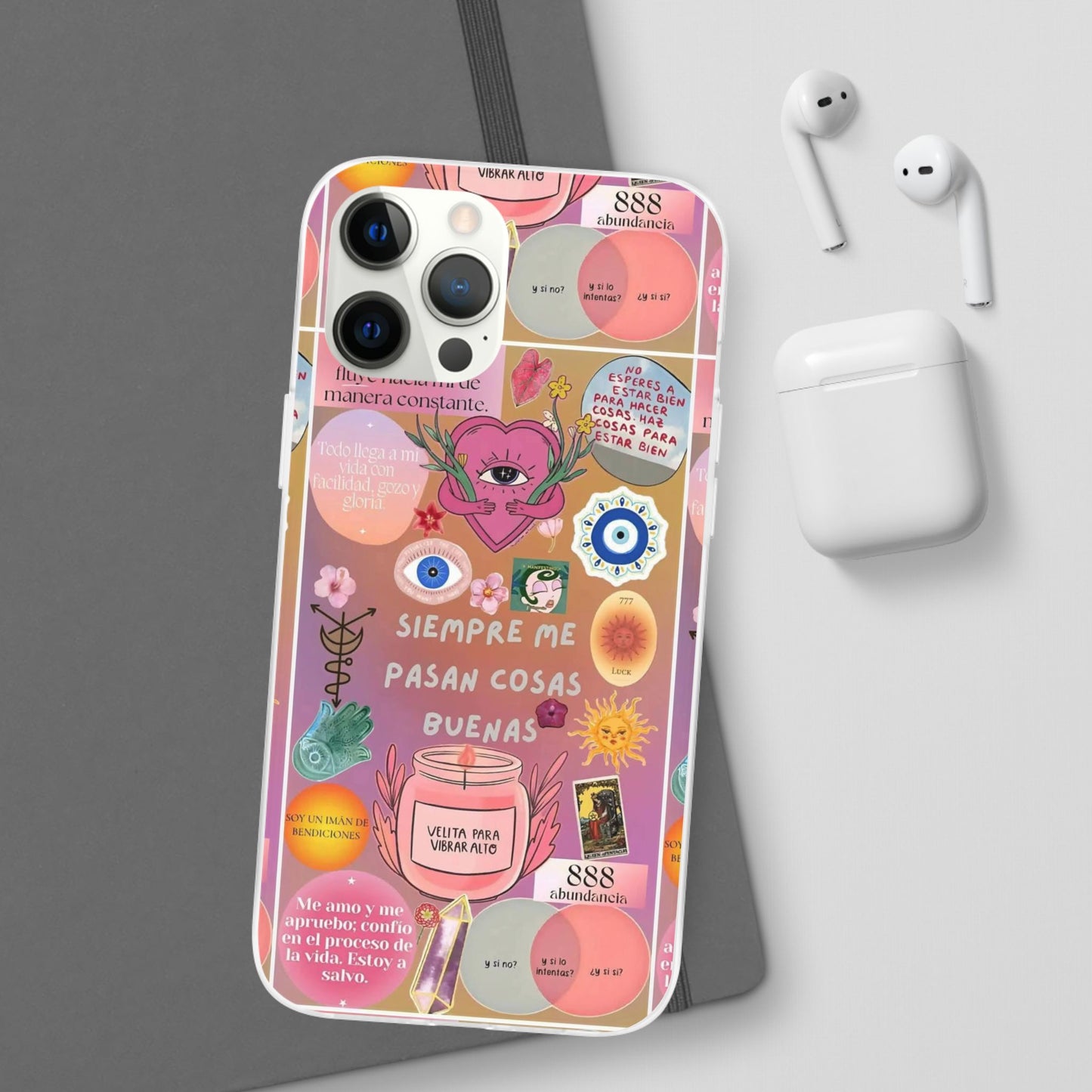 Colorful Affirmation Phone Cases, Positive Vibe Cases for iPhone, Flexible Phone Protection, Unique Gifts for Friends