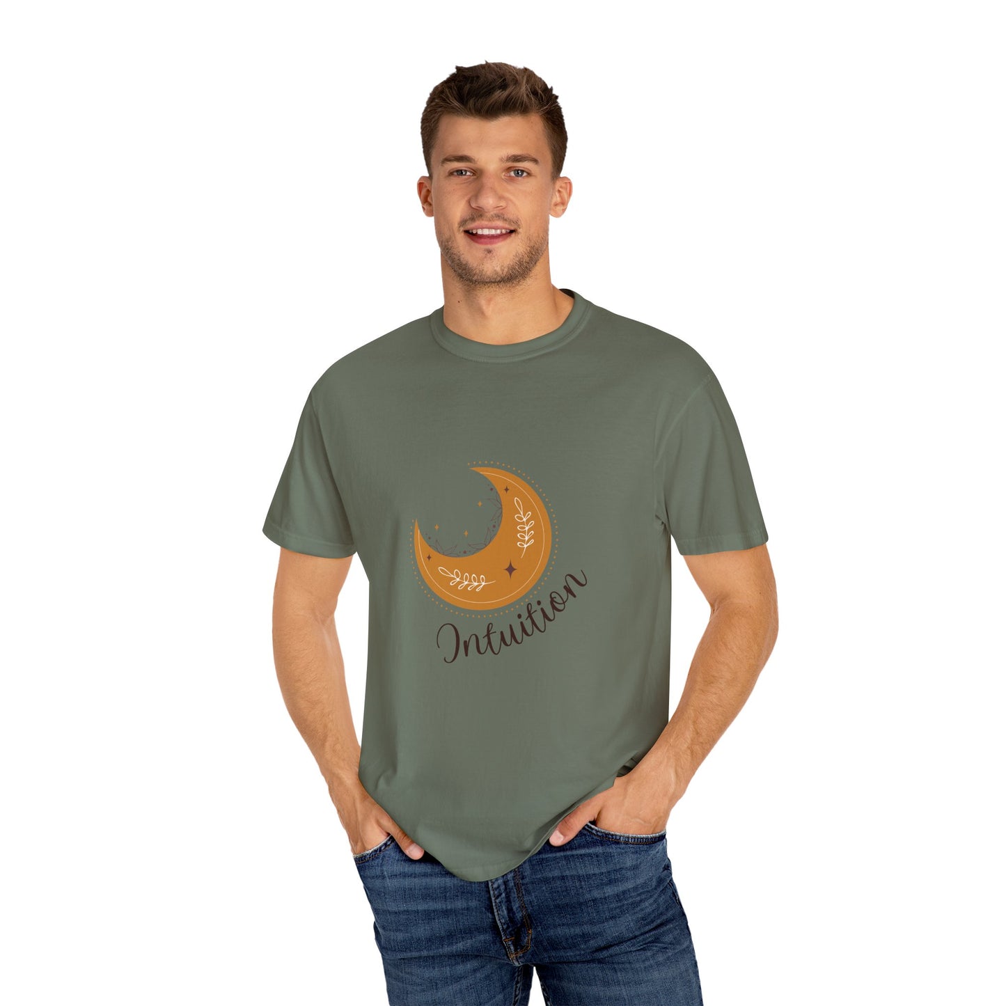 Unisex Intuition Moon Graphic T-shirt | Cozy & Inspirational Wear